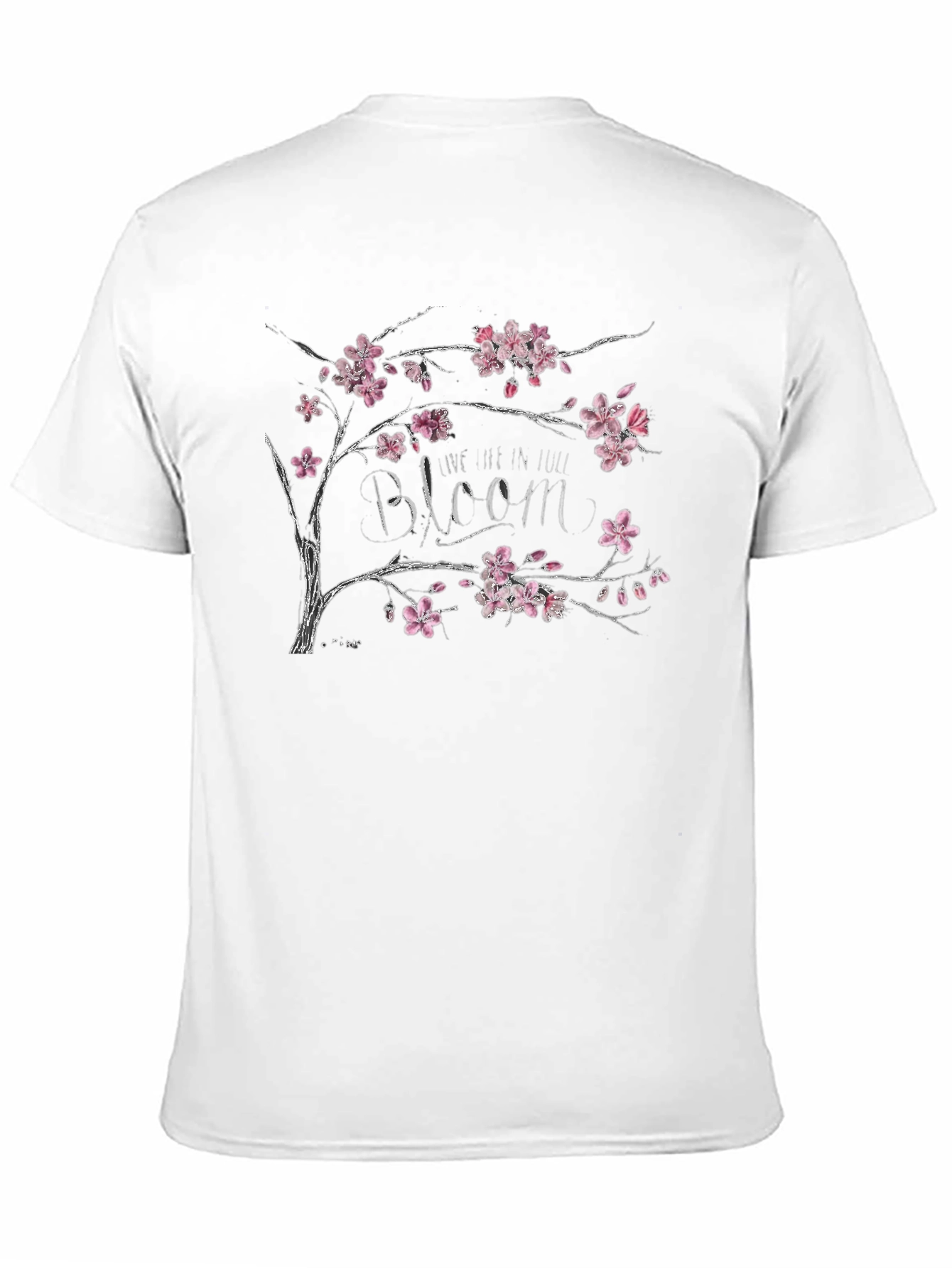 Full Bloom Black Graphic Tee