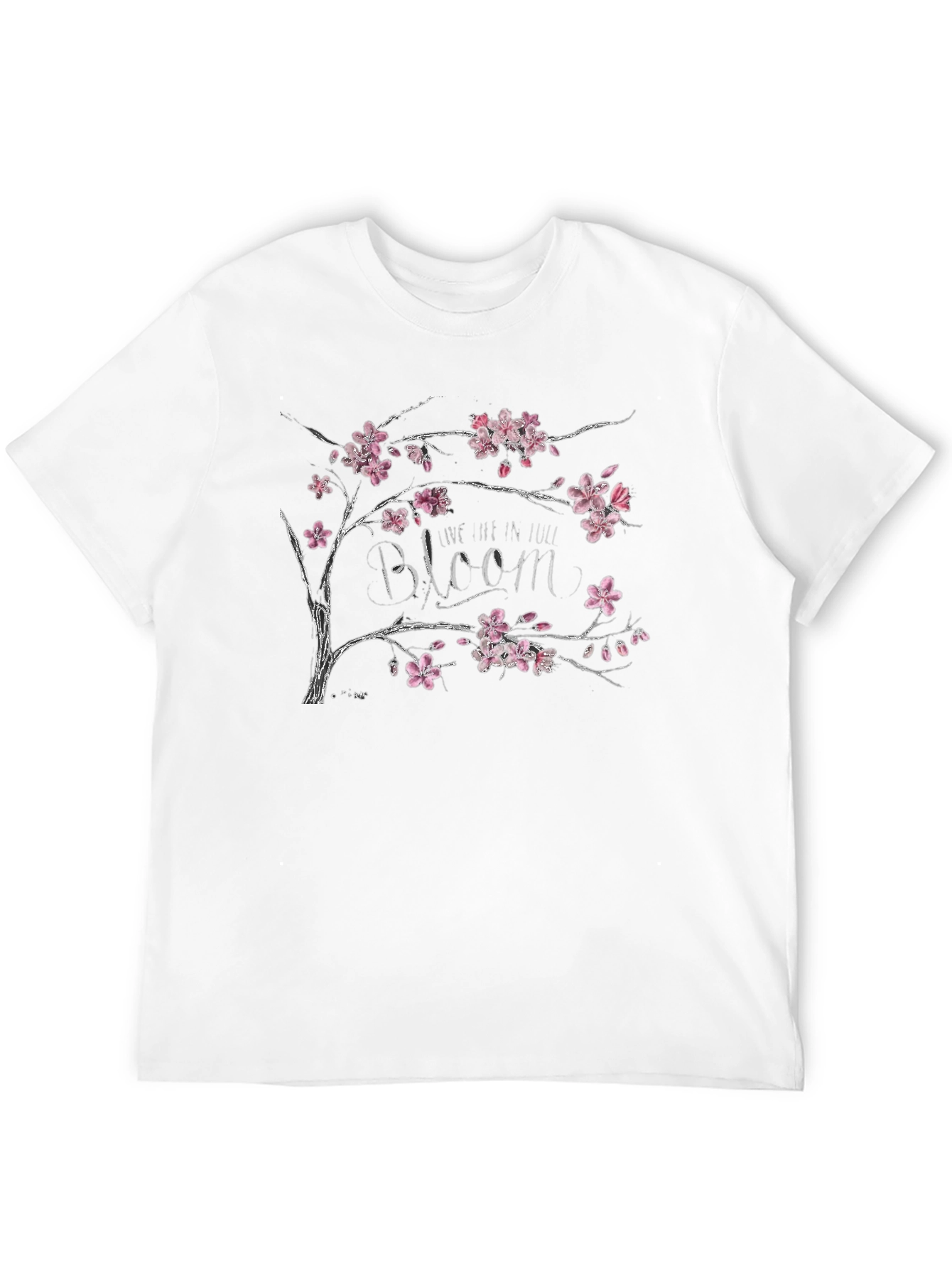 Full Bloom Black Graphic Tee