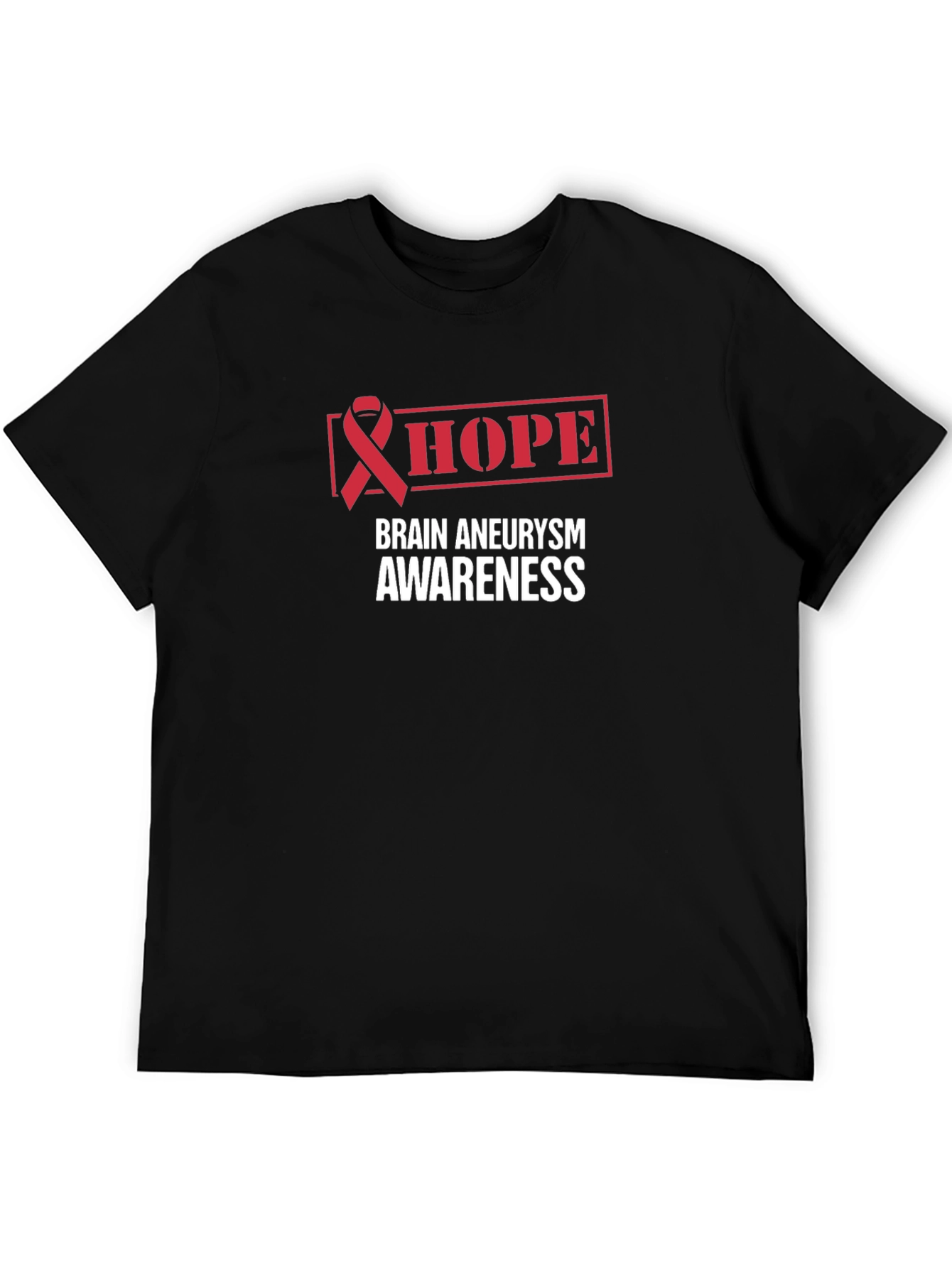 Brain Aneurysm Awareness Hope Ribbon T-Shirt