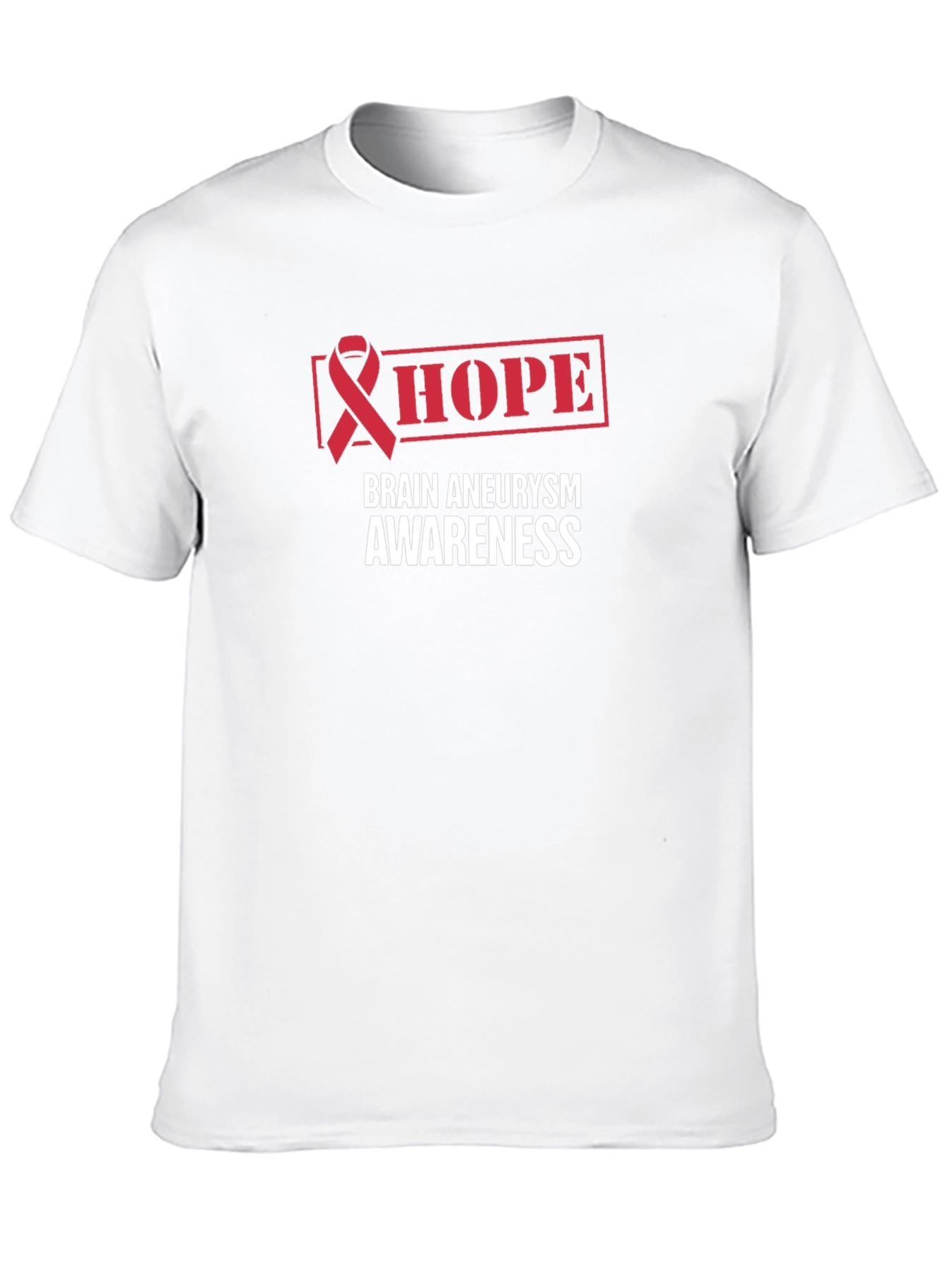 Brain Aneurysm Awareness Hope Ribbon T-Shirt