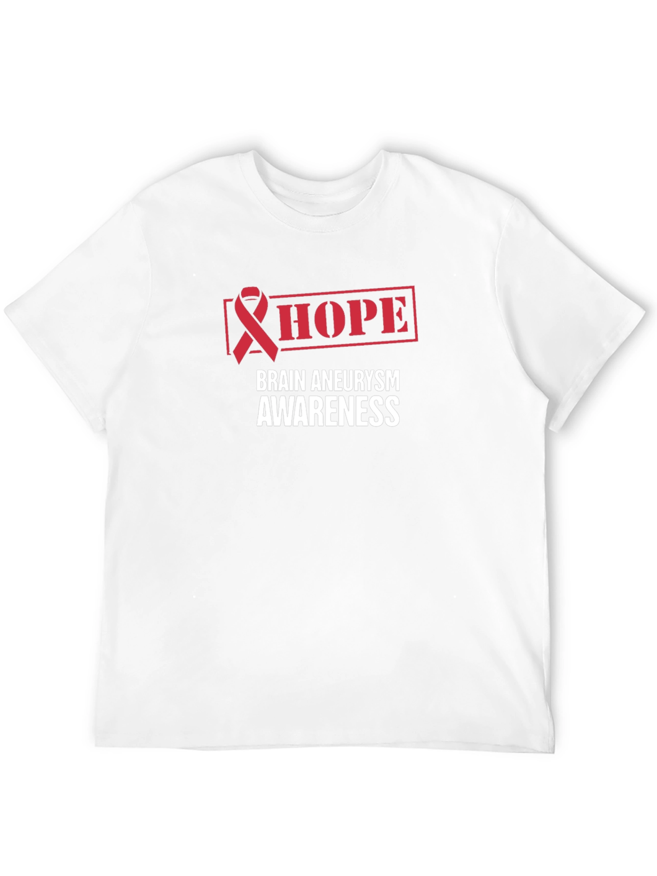 Brain Aneurysm Awareness Hope Ribbon T-Shirt