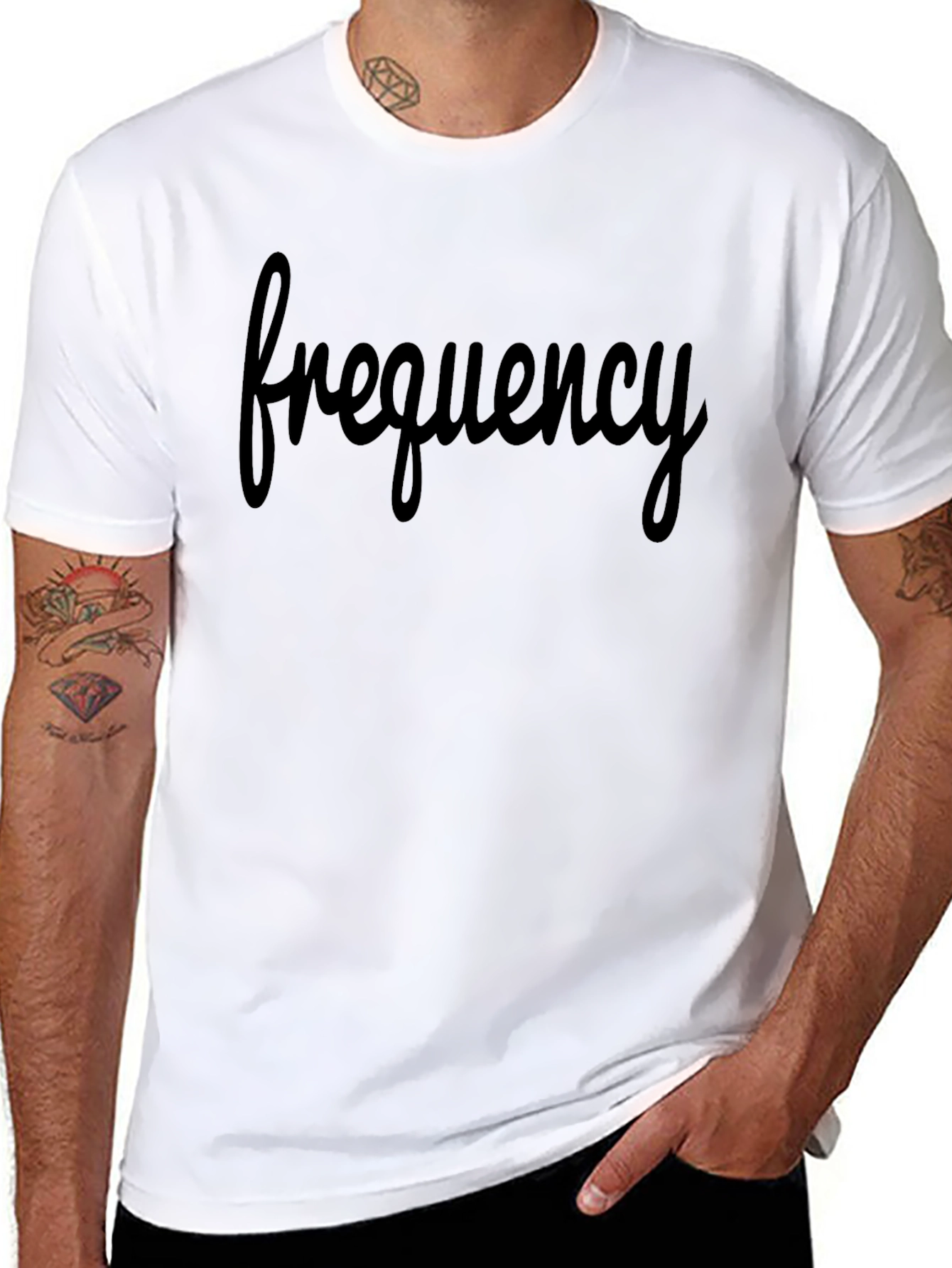 Frequency Graphic Tee - Mens Black T-Shirt
