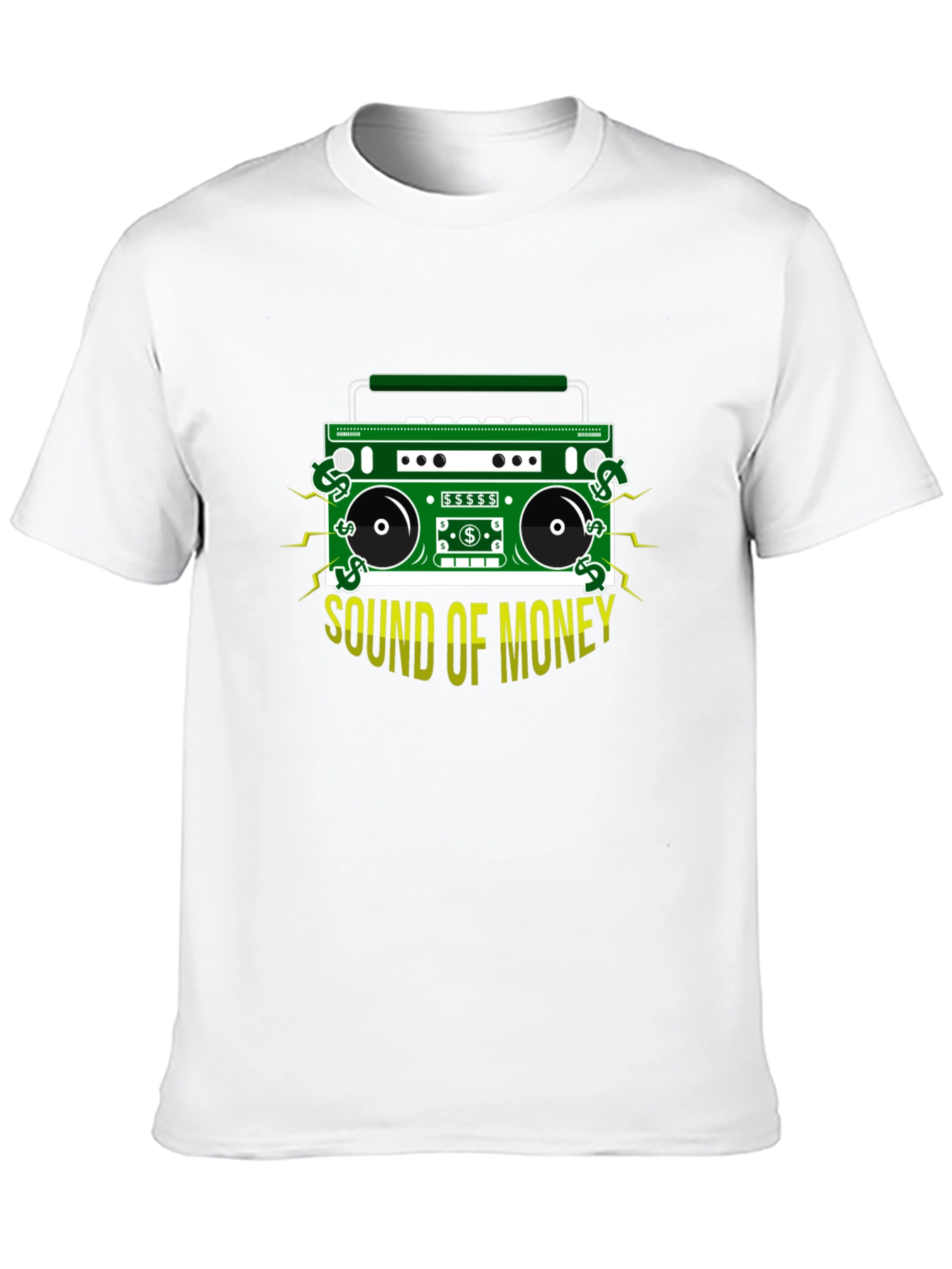 Sound of Money Boombox Graphic Tee - Black