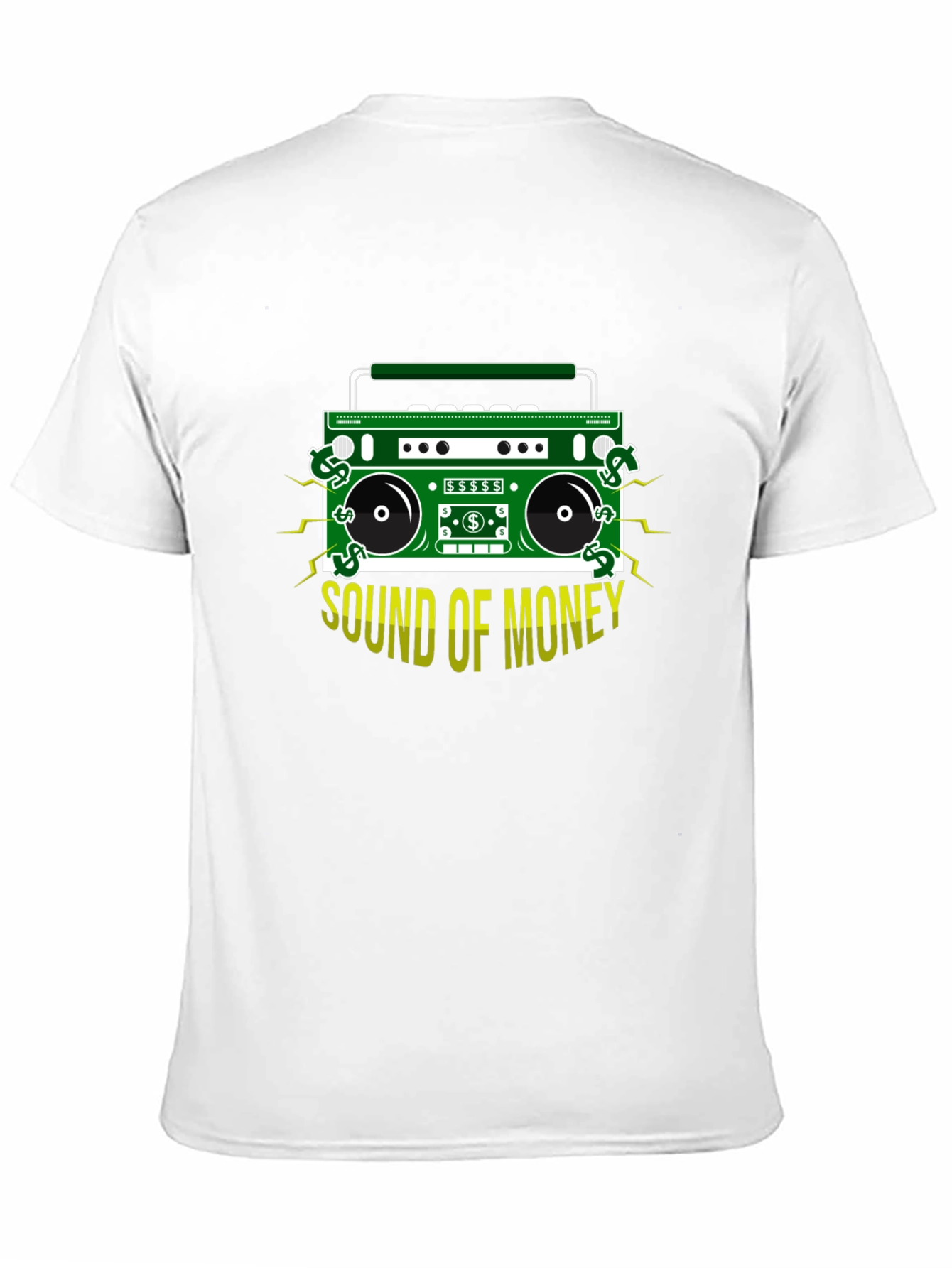 Sound of Money Boombox Graphic Tee - Black