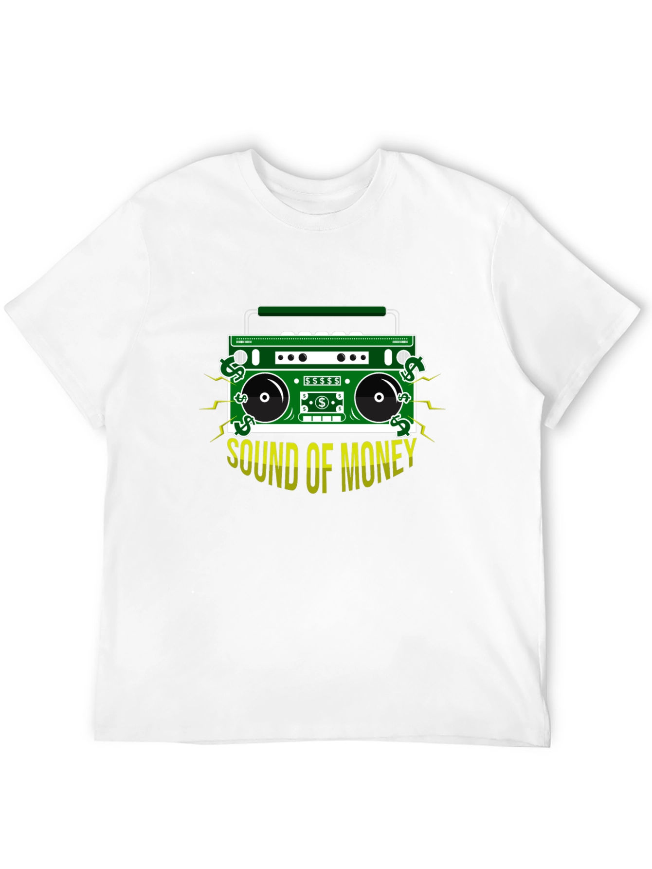 Sound of Money Boombox Graphic Tee - Black