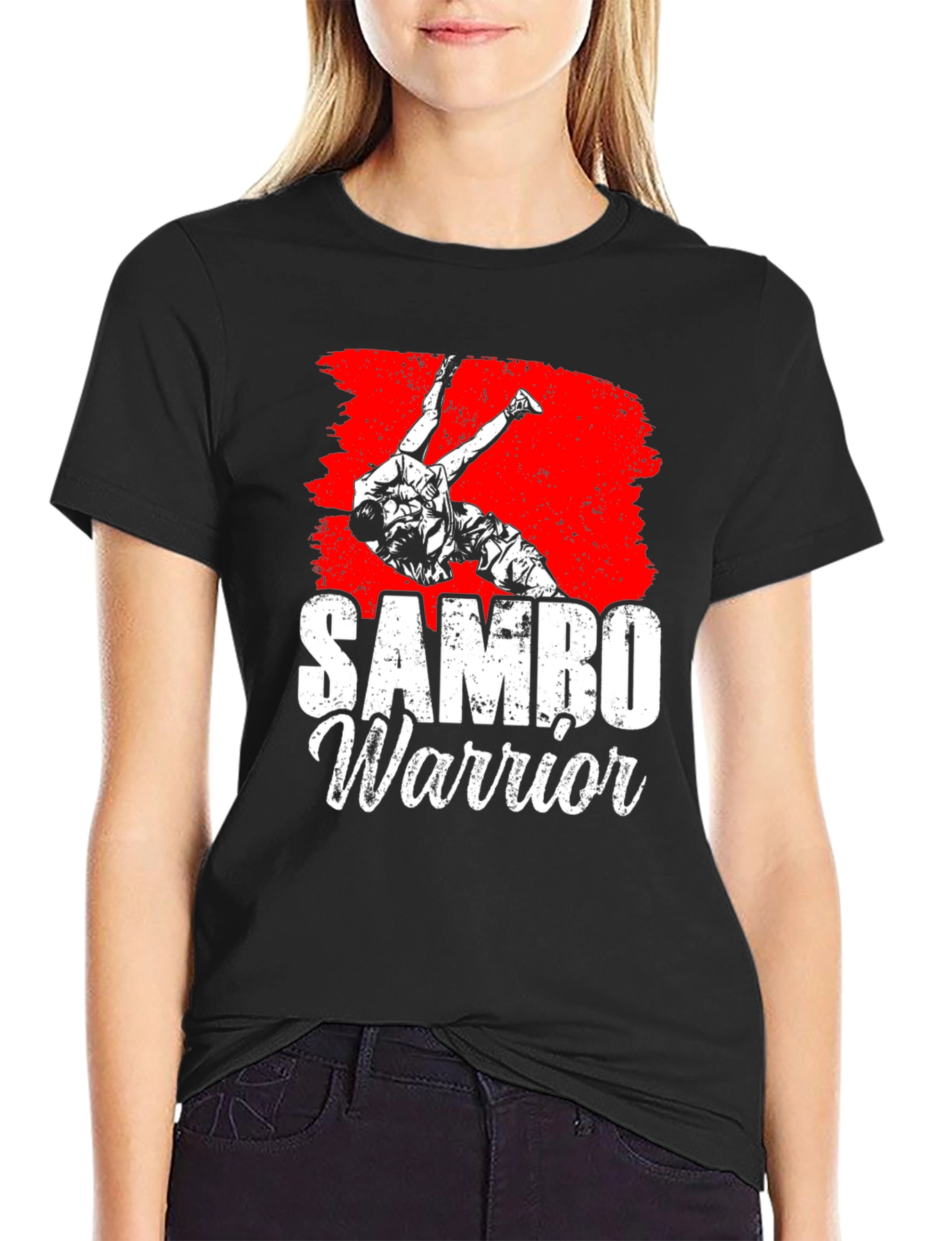 SAMBO Warrior Black T-Shirt