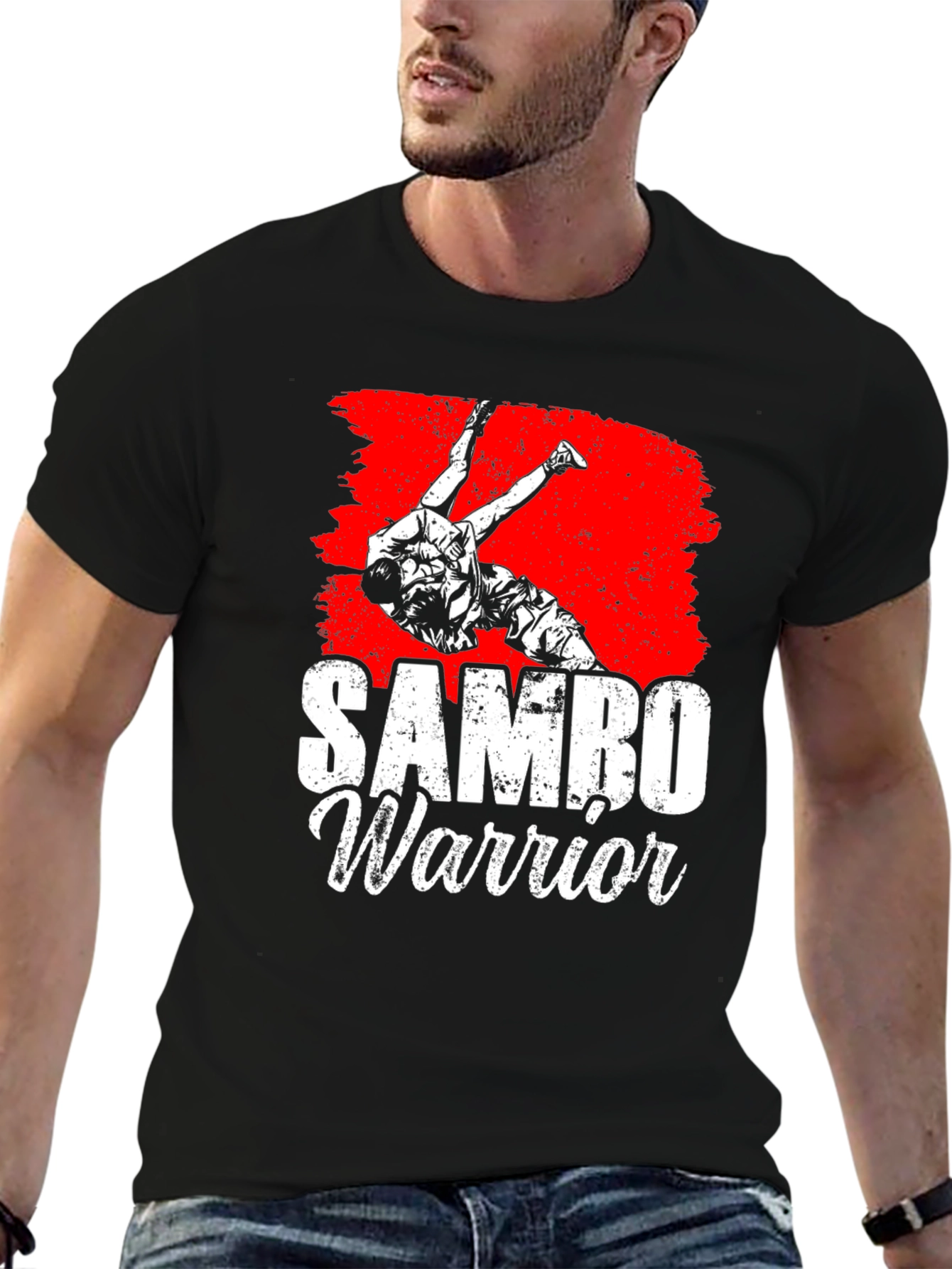 SAMBO Warrior Black T-Shirt