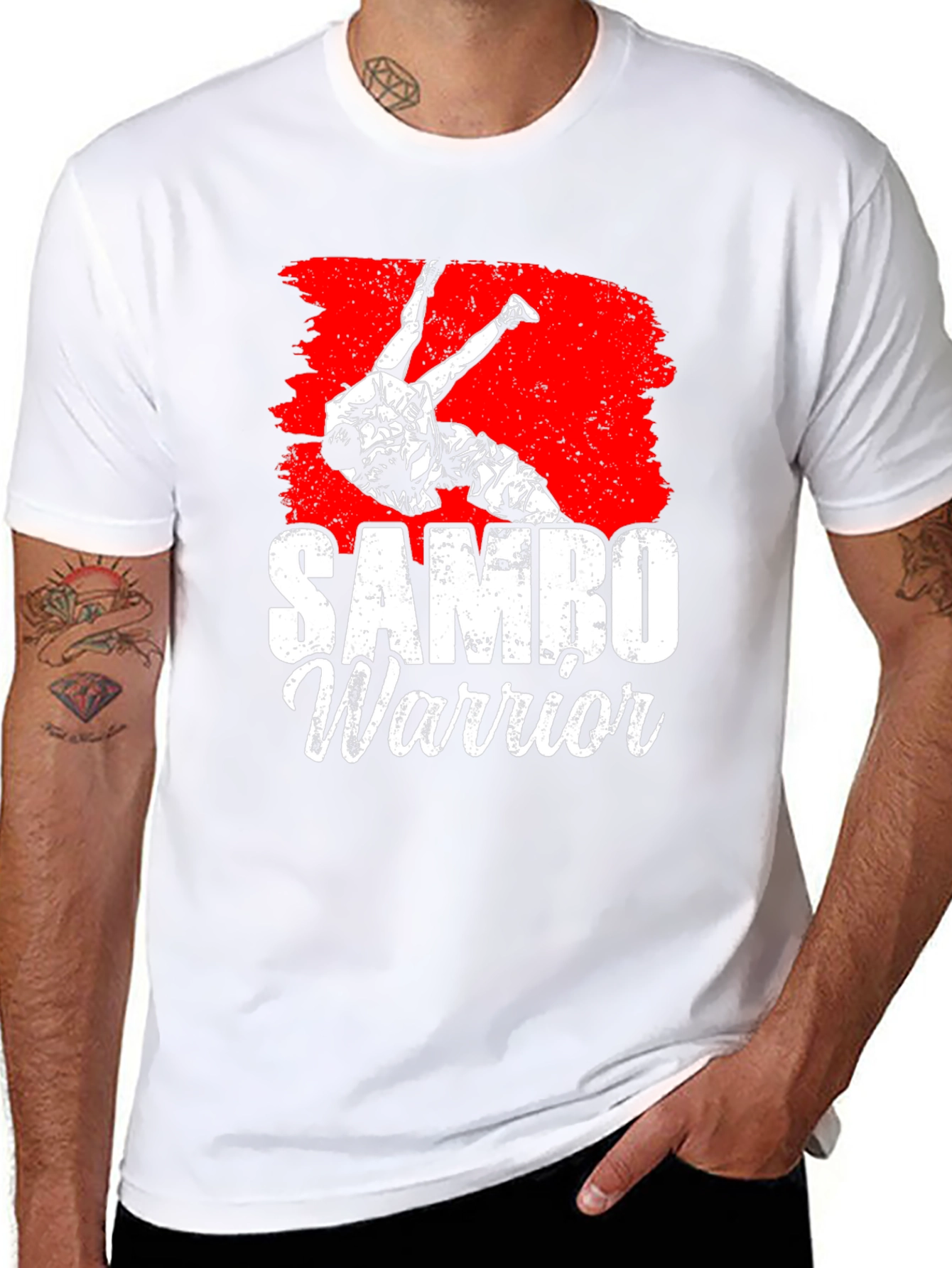 SAMBO Warrior Black T-Shirt
