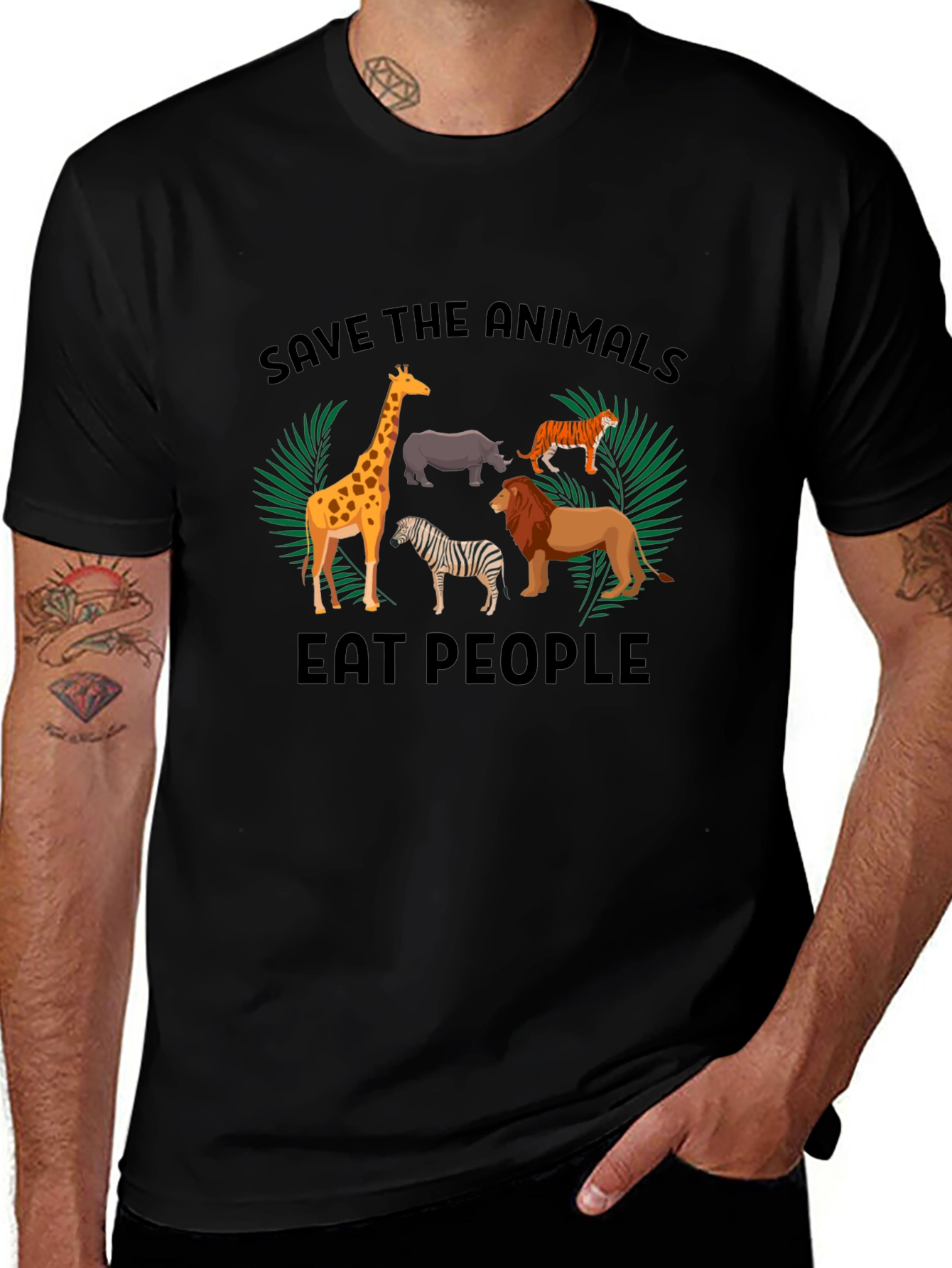 Save the Animals Eat People T-Shirt
