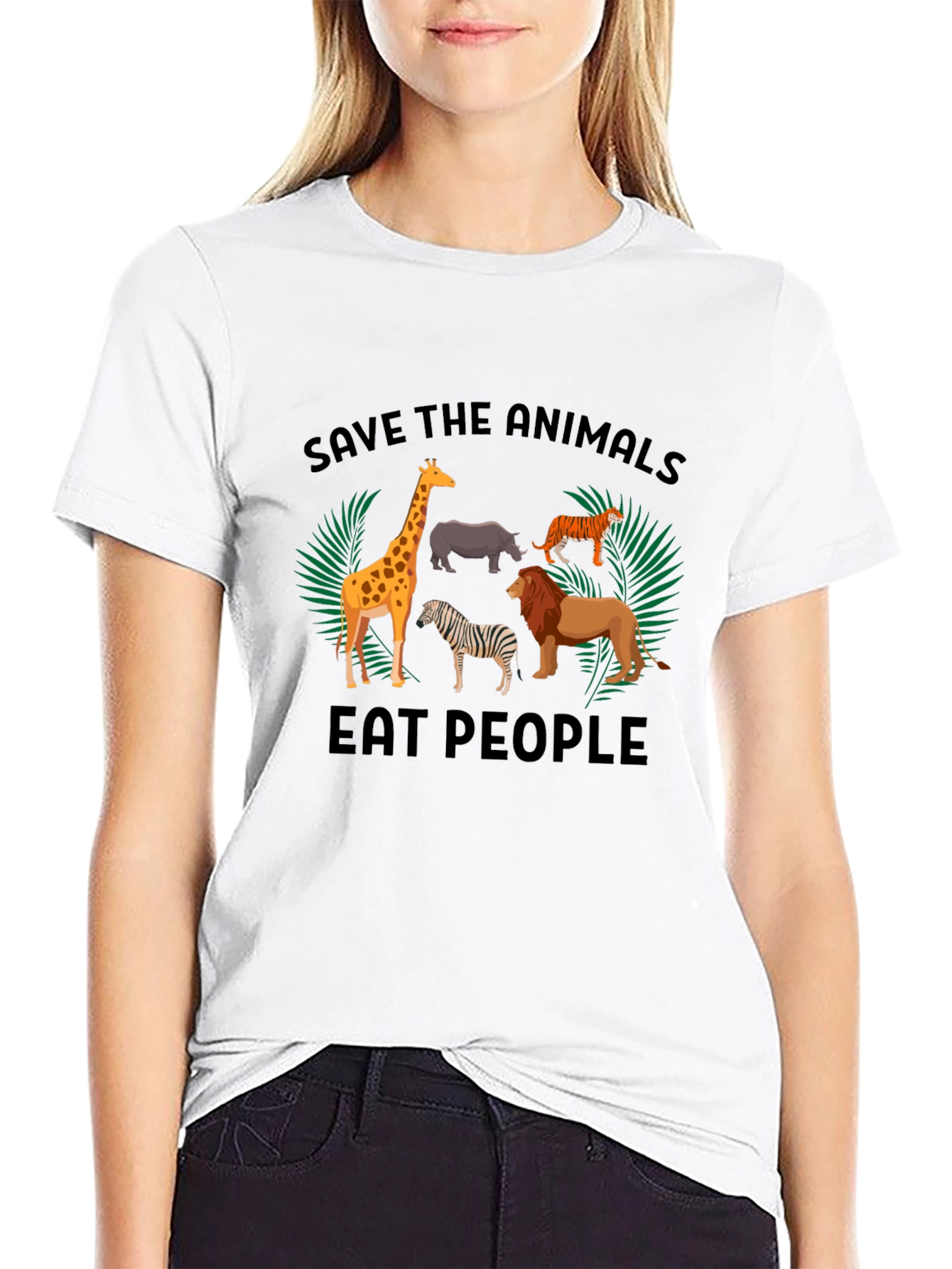 Save the Animals Eat People T-Shirt