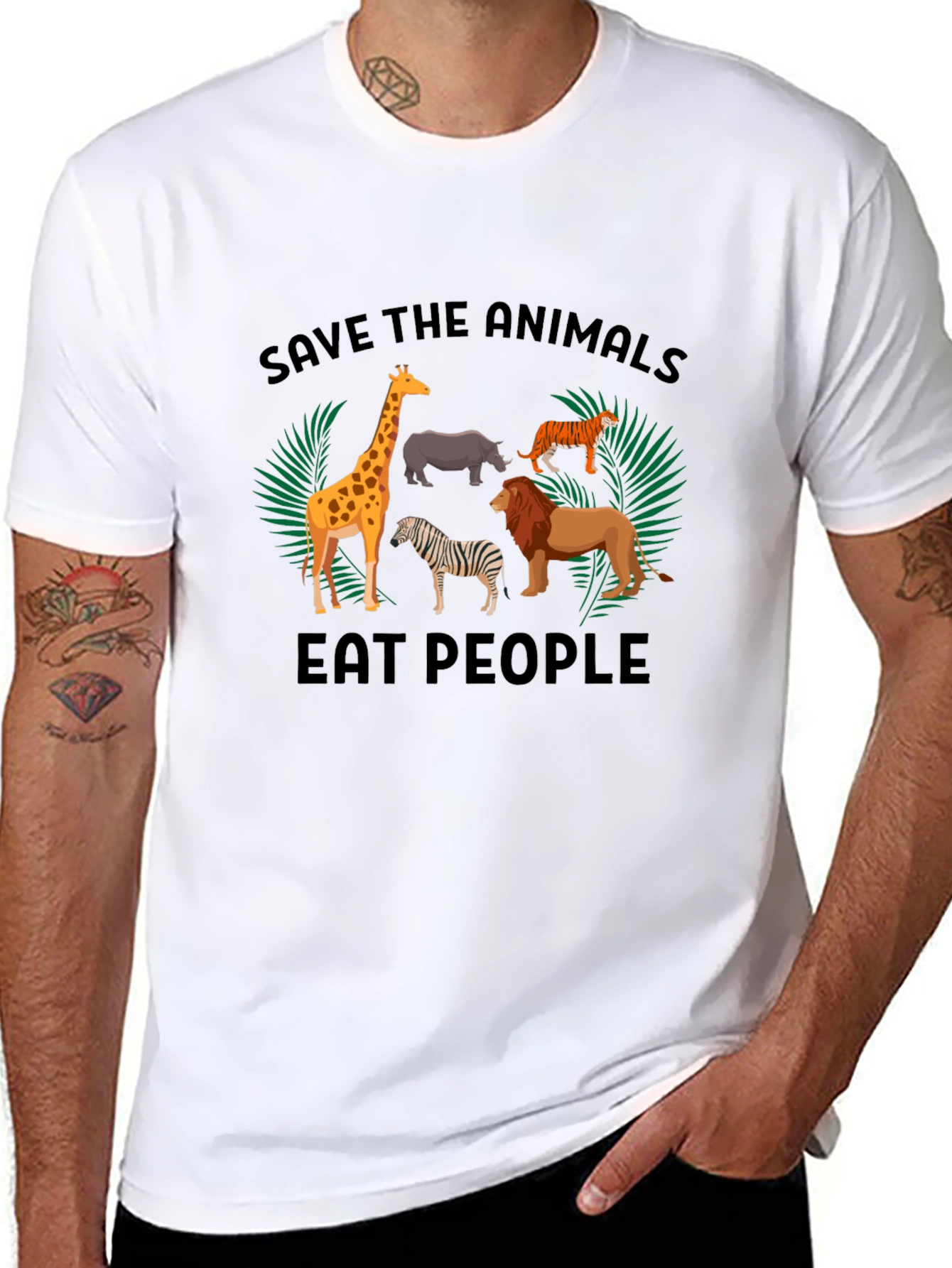 Save the Animals Eat People T-Shirt