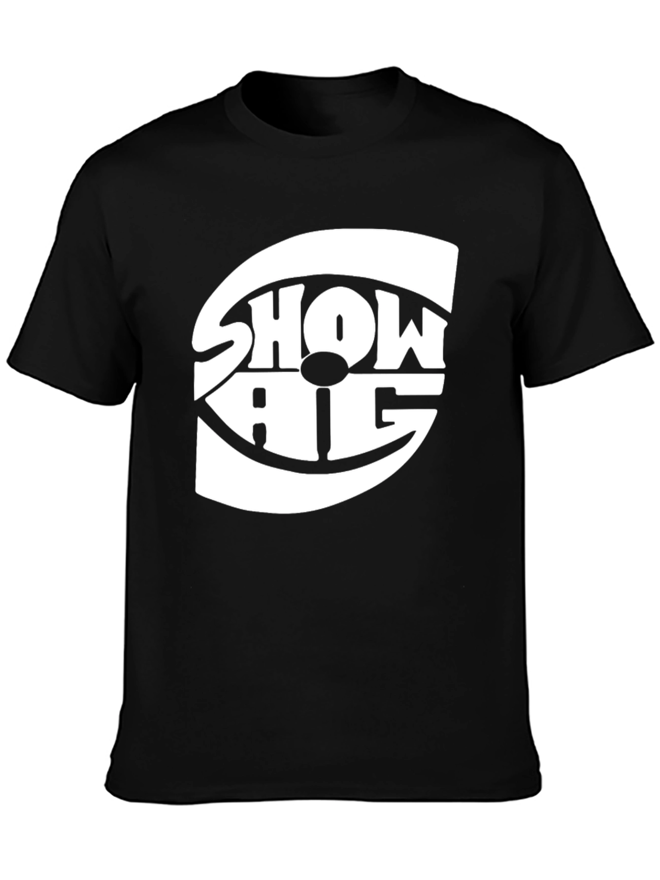Show Pig T-Shirt - Black Graphic Tee