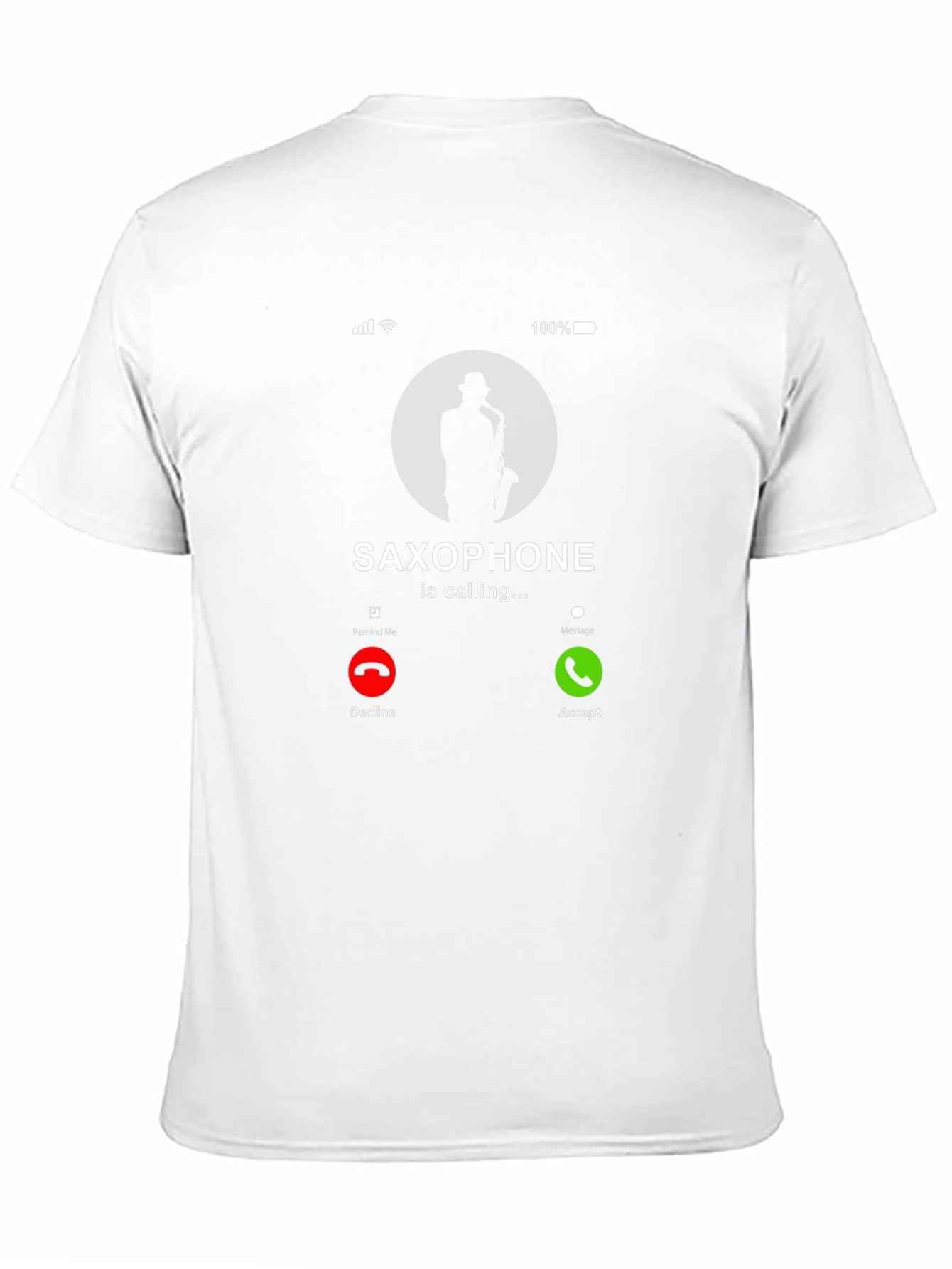 Saxophone Calling Funny Music T-Shirt
