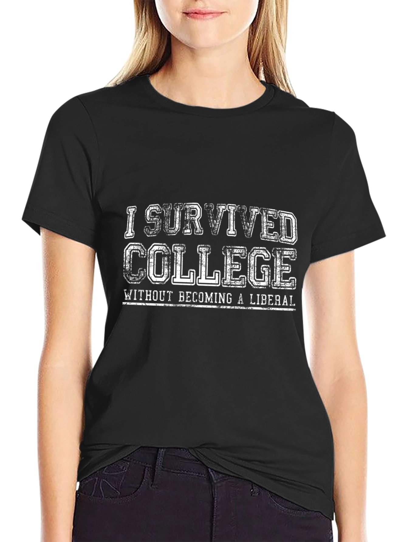 I Survived College Graphic Tee