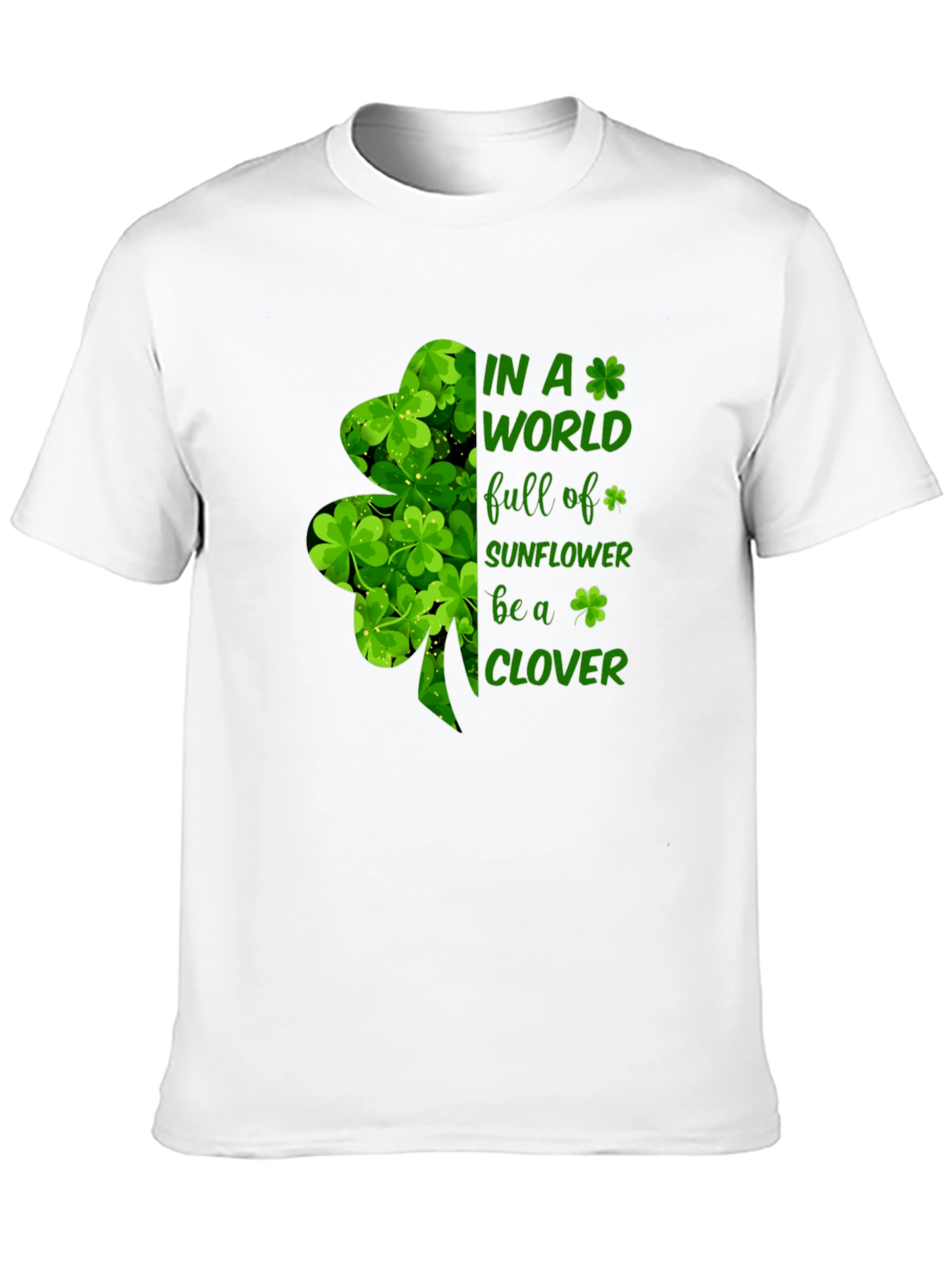 St Patricks Day Clover Graphic Tee