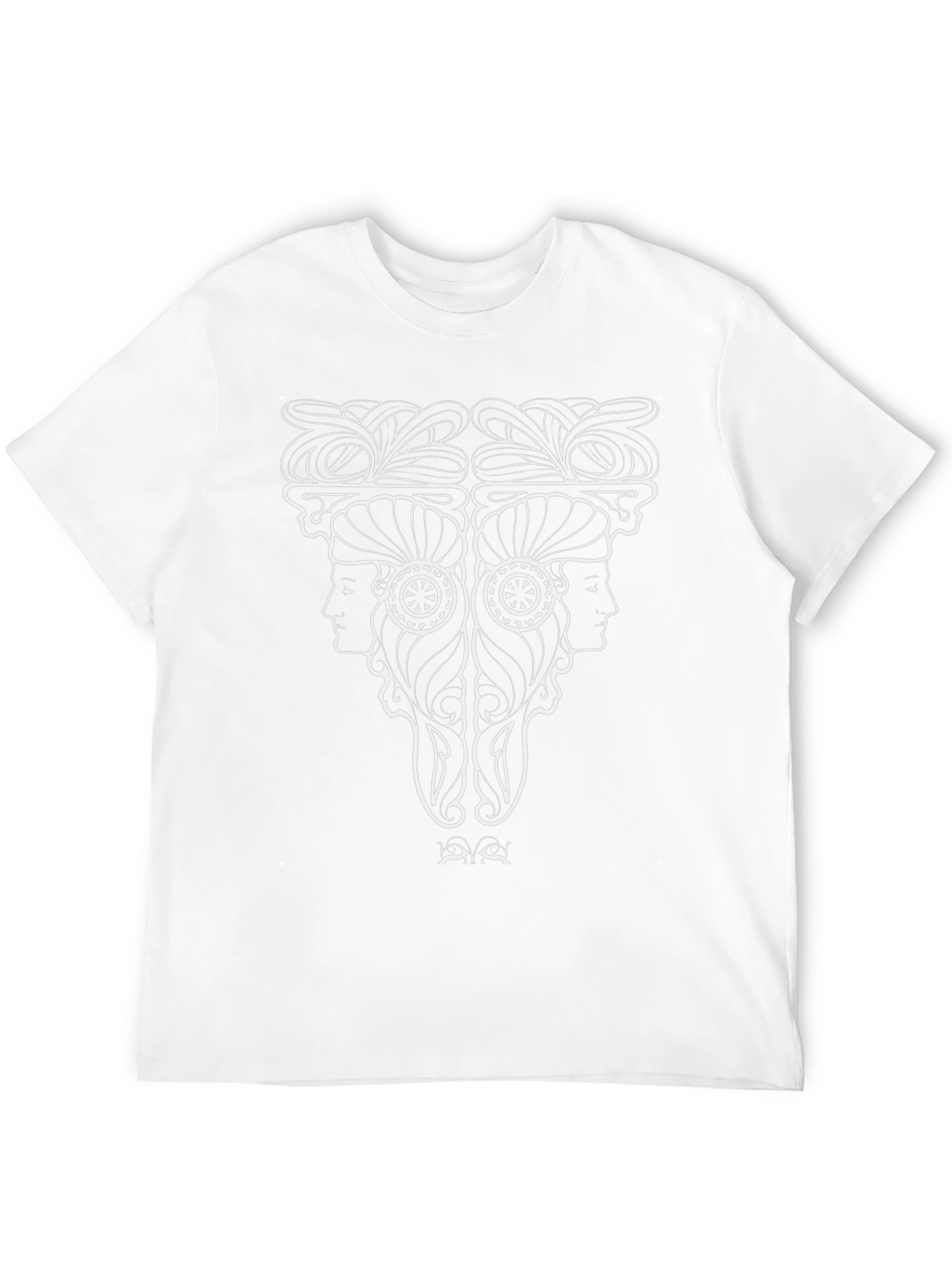 Art Nouveau Graphic Tee - Black