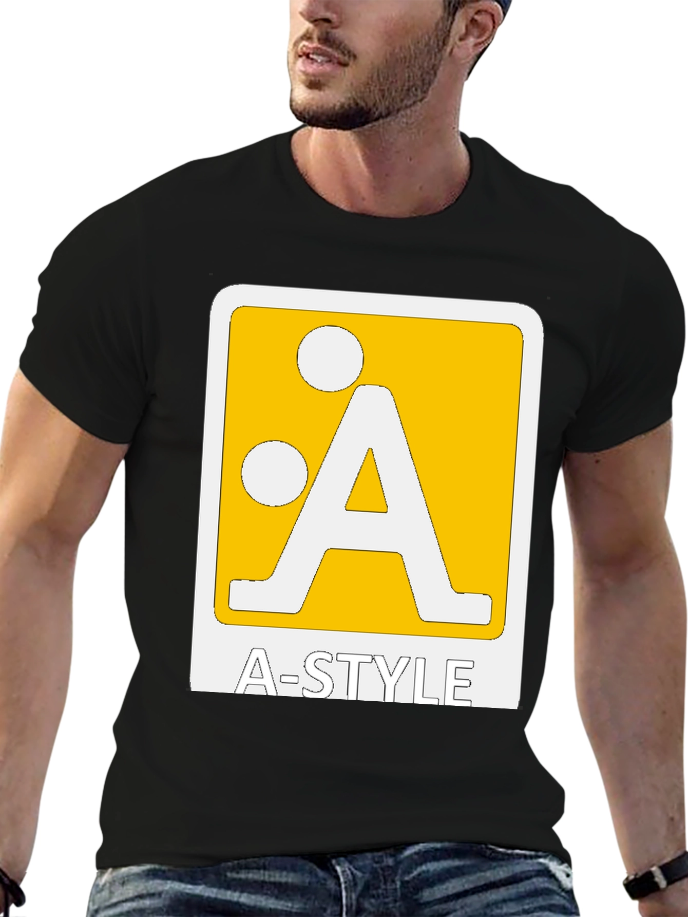 A-Style Logo T-Shirt - Bold Graphic Tee