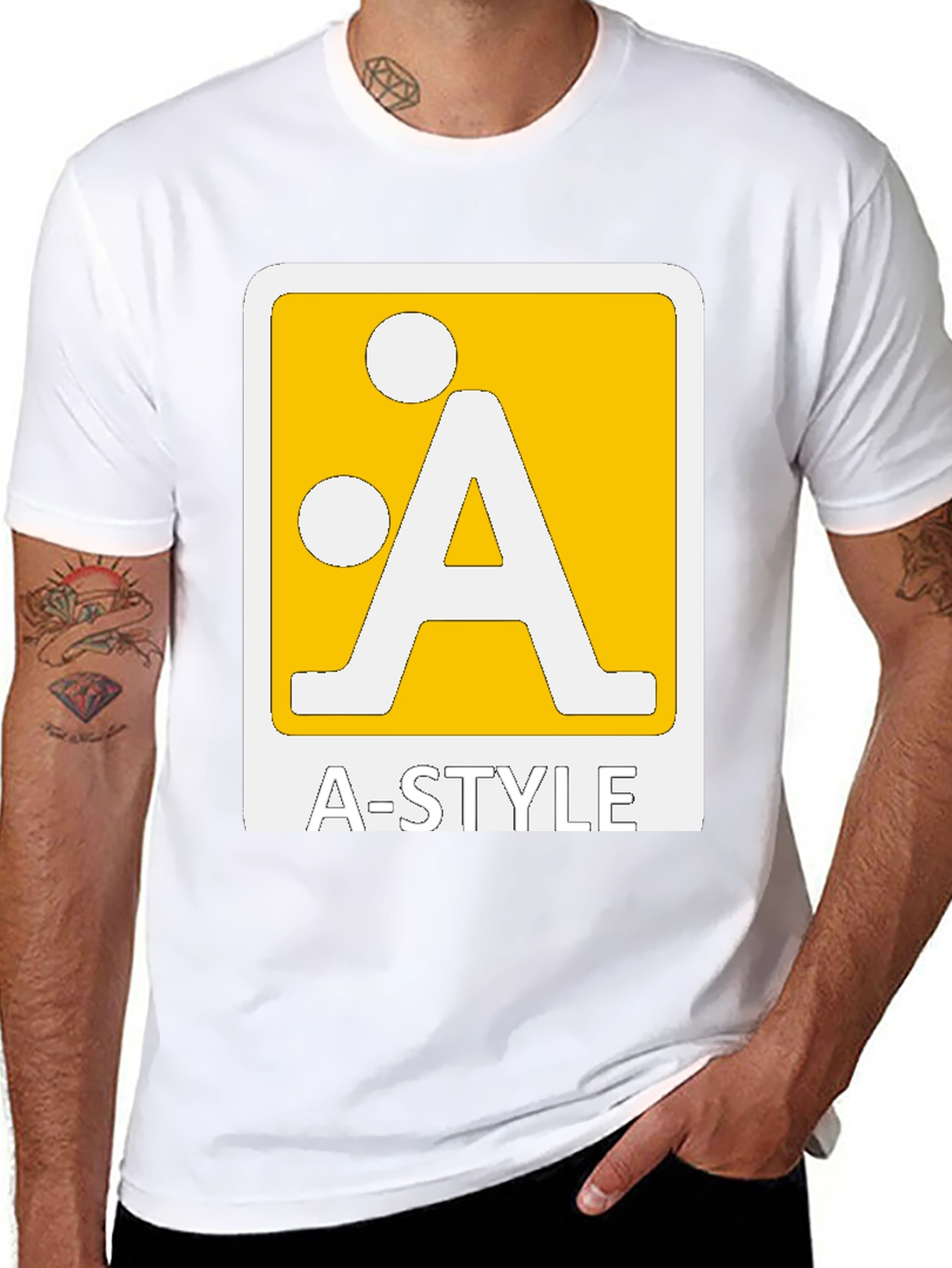 A-Style Logo T-Shirt - Bold Graphic Tee