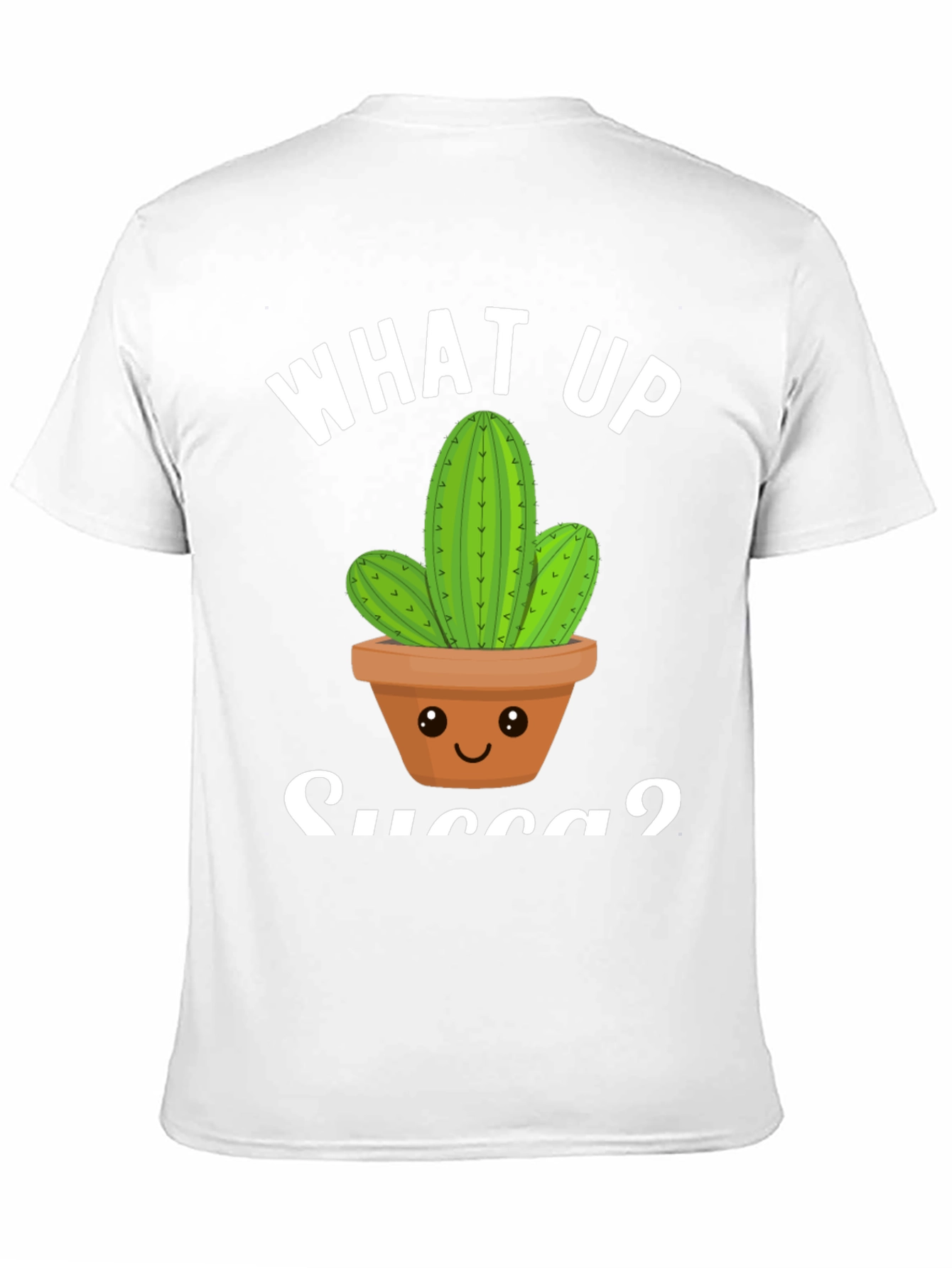 What Up Succa? Cactus Graphic T-Shirt