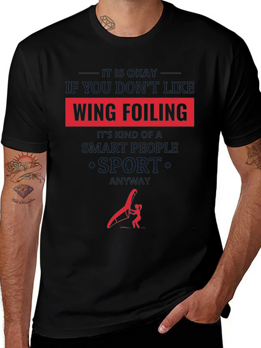 Wing Foiling Smart People Sport T-Shirt