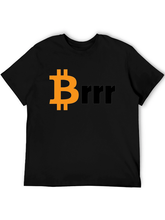 Bitcoin Brrr T-Shirt - Crypto Humor Tee