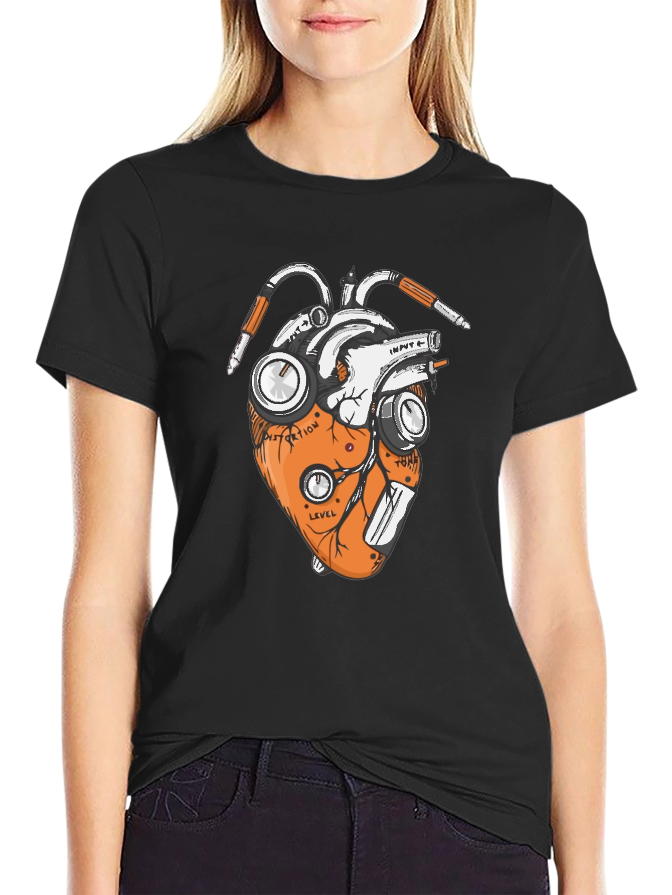 Anatomical Heart Guitar Pedal T-Shirt