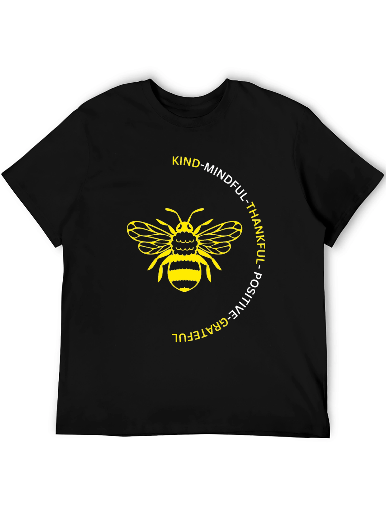 Kind Mindful Bee Graphic T-Shirt