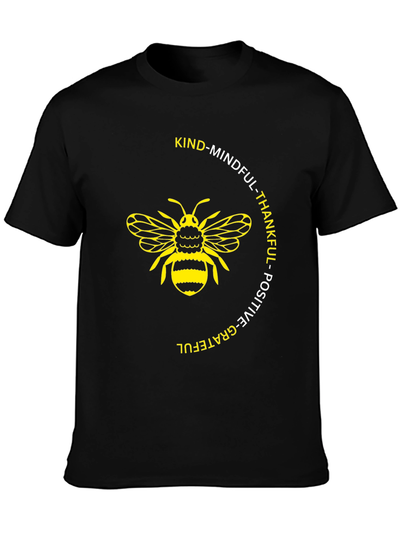 Kind Mindful Bee Graphic T-Shirt