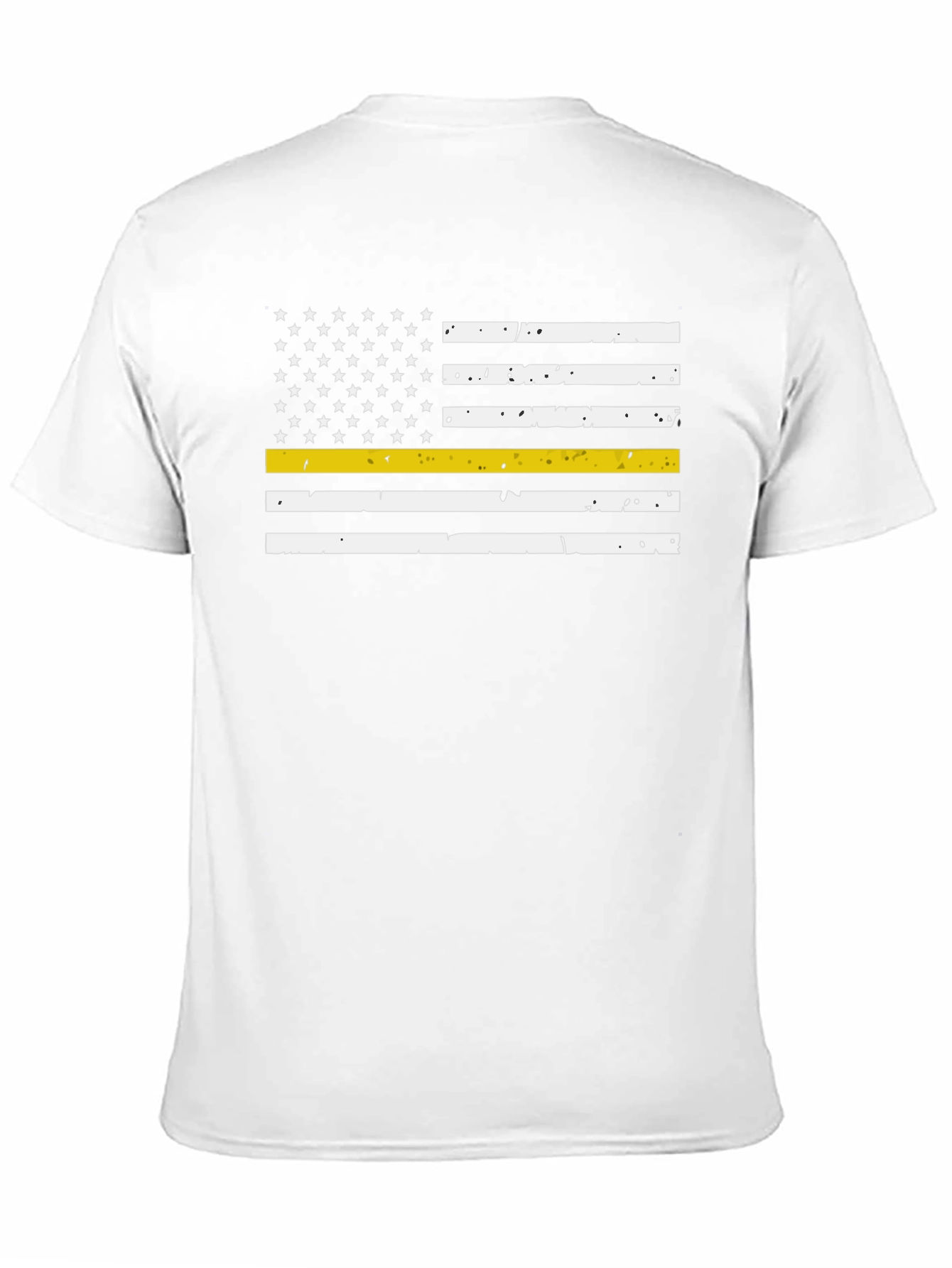 Thin Yellow Line American Flag T-Shirt