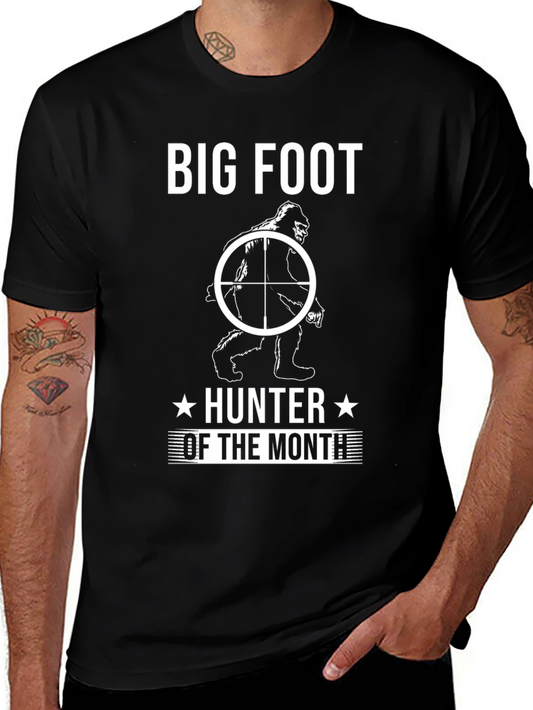Bigfoot Hunter of the Month Graphic T-Shirt
