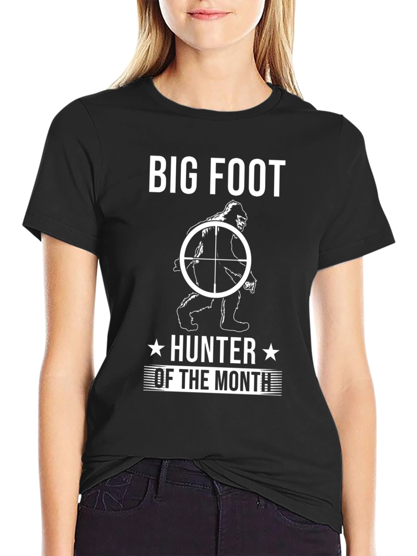 Bigfoot Hunter of the Month Graphic T-Shirt