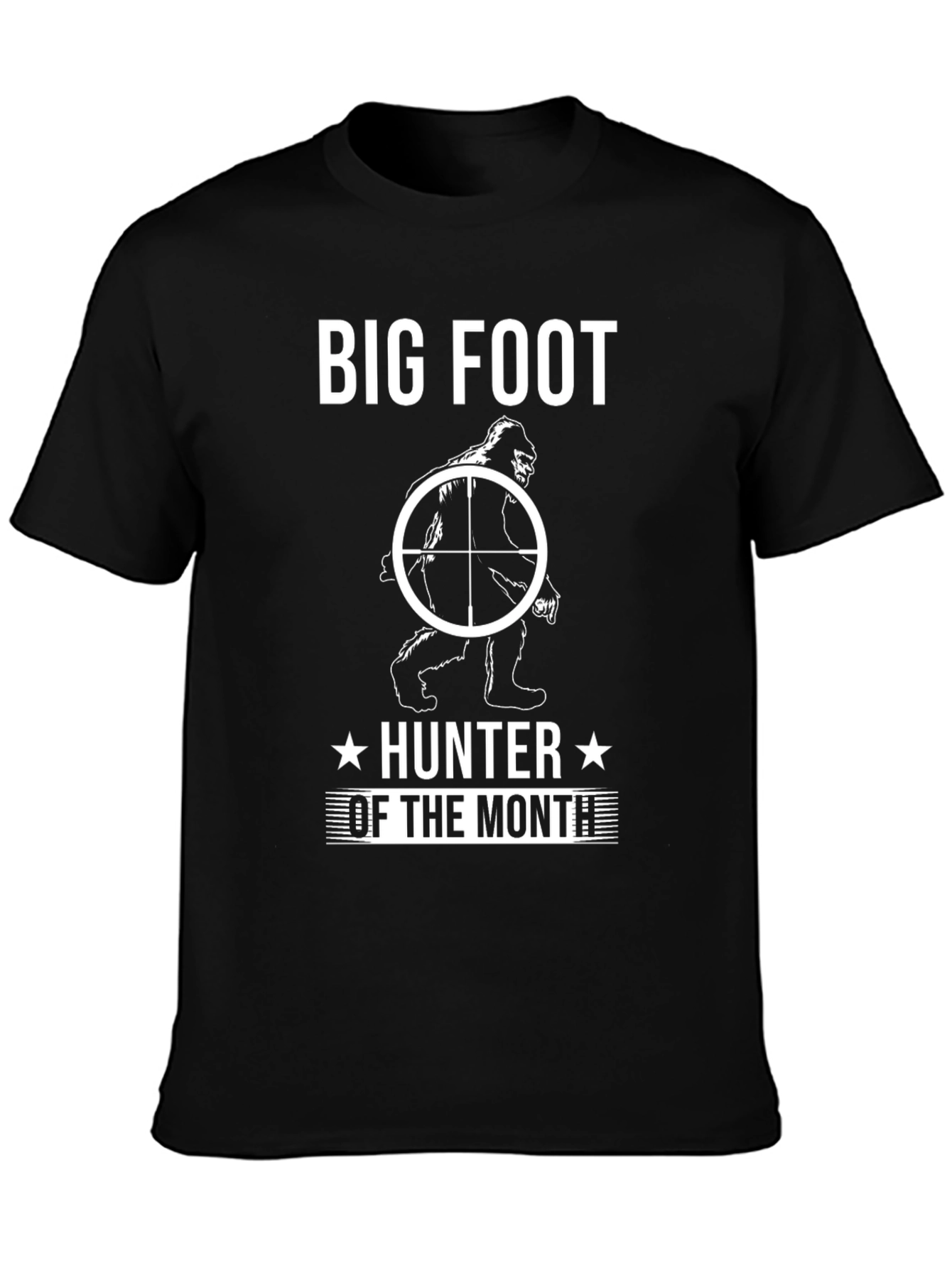 Bigfoot Hunter of the Month Graphic T-Shirt