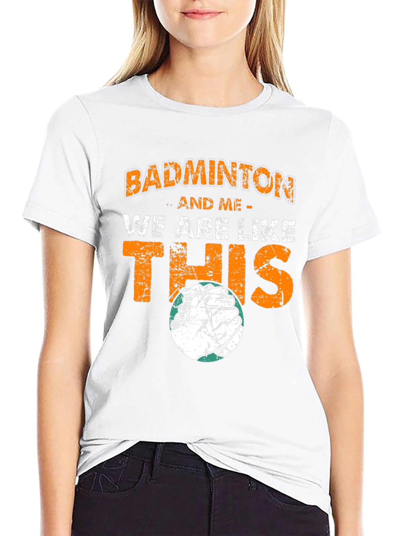 Badminton T-Shirt: Badminton & Me Graphic Tee