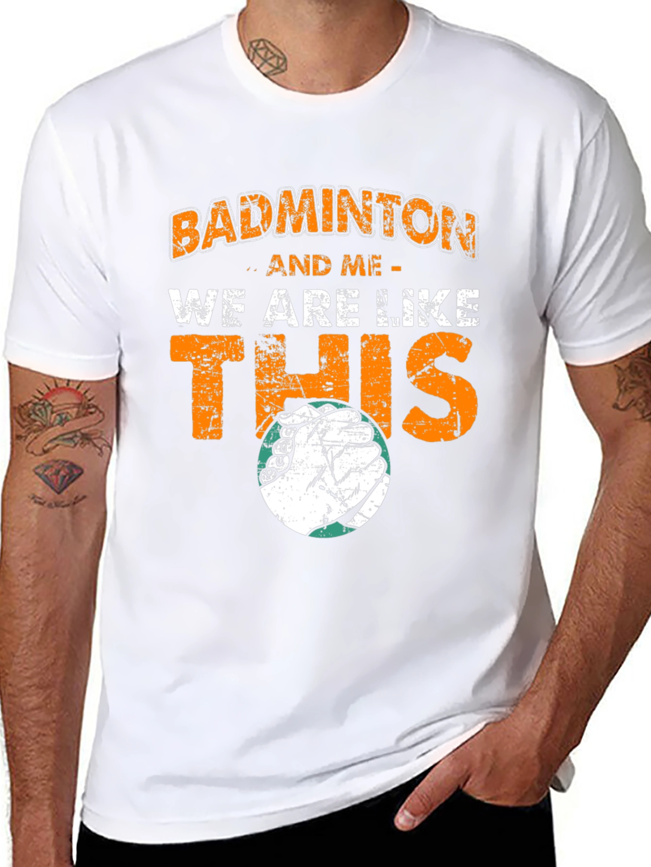 Badminton T-Shirt: Badminton & Me Graphic Tee