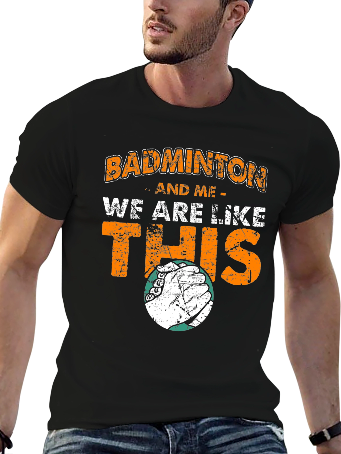Badminton T-Shirt: Badminton & Me Graphic Tee