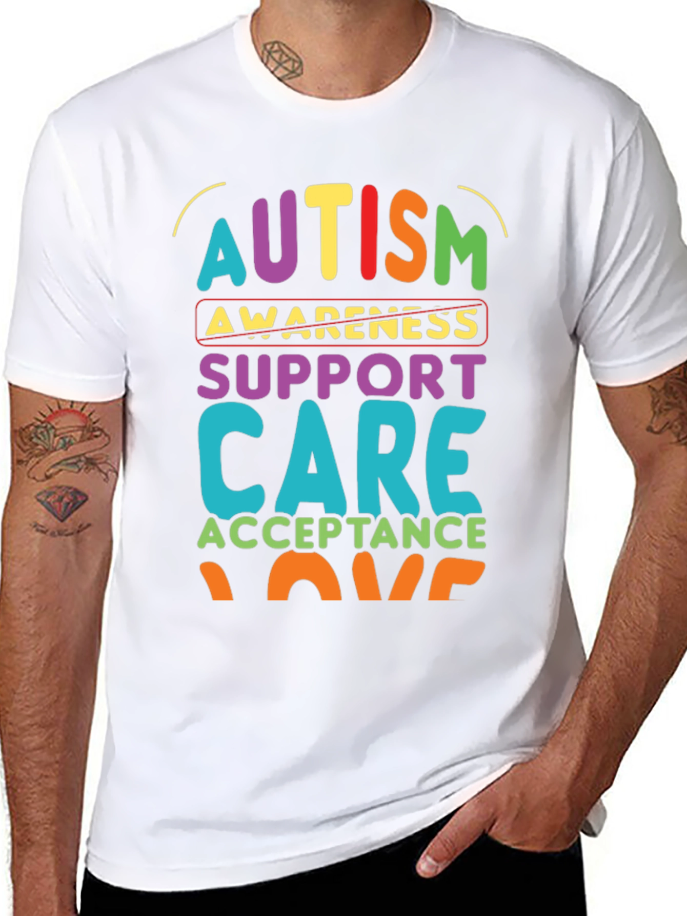 Autism Awareness Support Graphic Tee