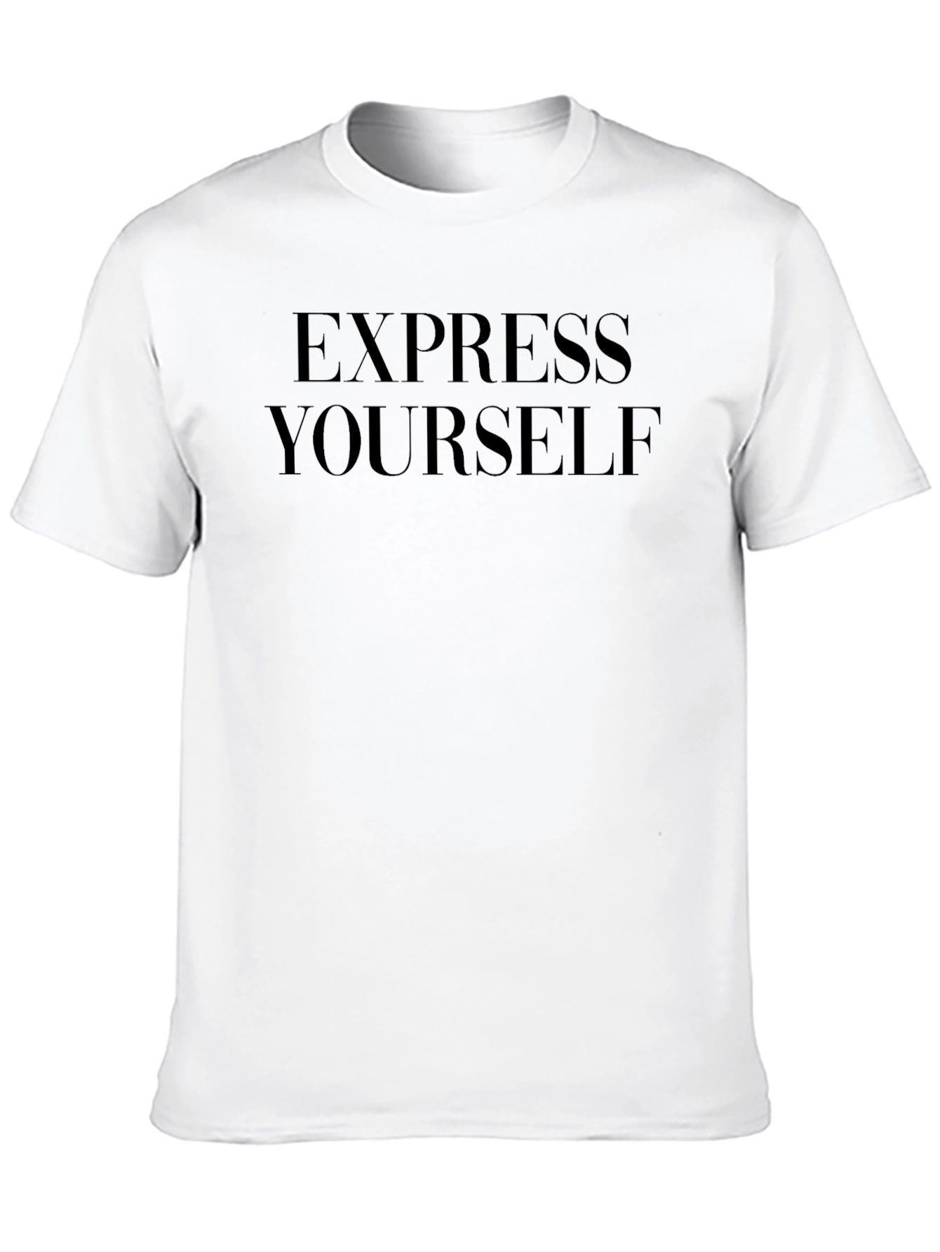 Express Yourself Black Graphic Tee