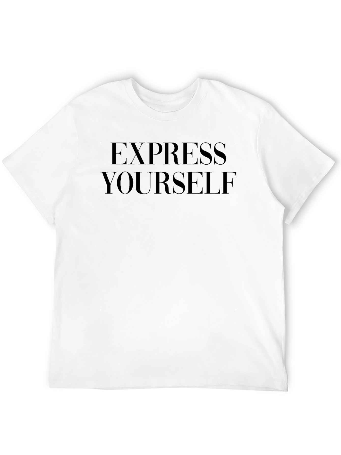 Express Yourself Black Graphic Tee