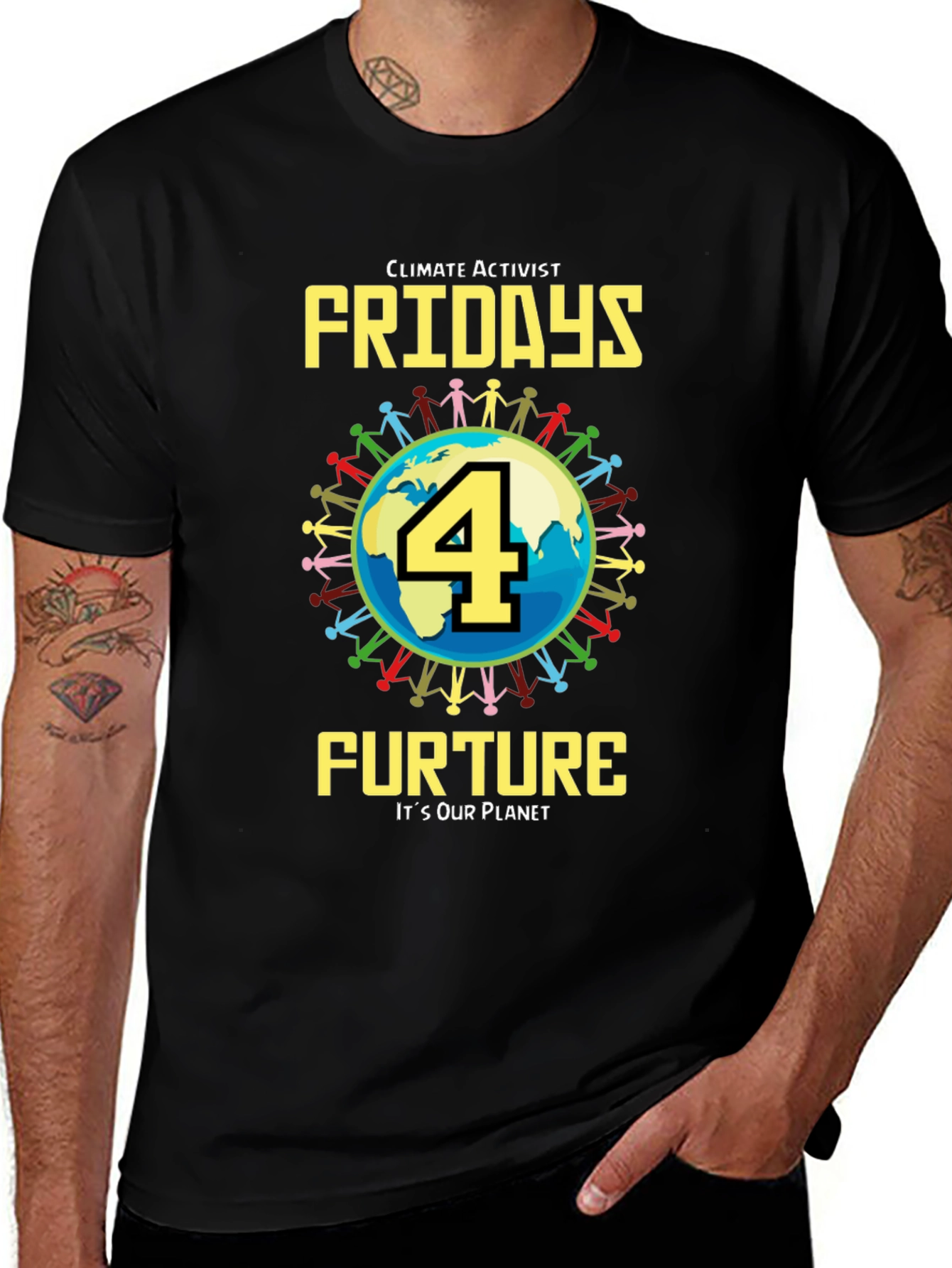 Climate Activist Fridays 4 Future Graphic Tee