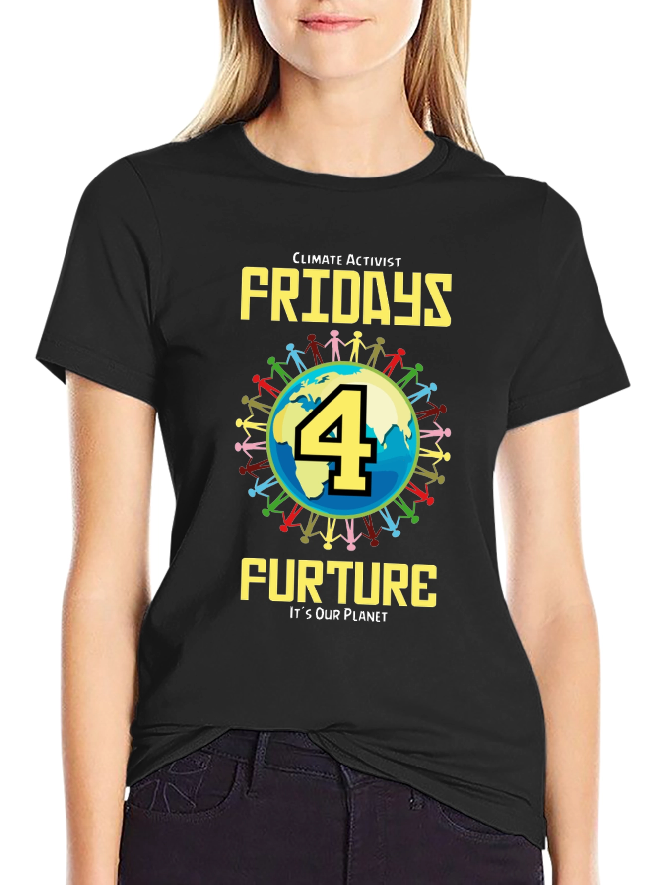 Climate Activist Fridays 4 Future Graphic Tee