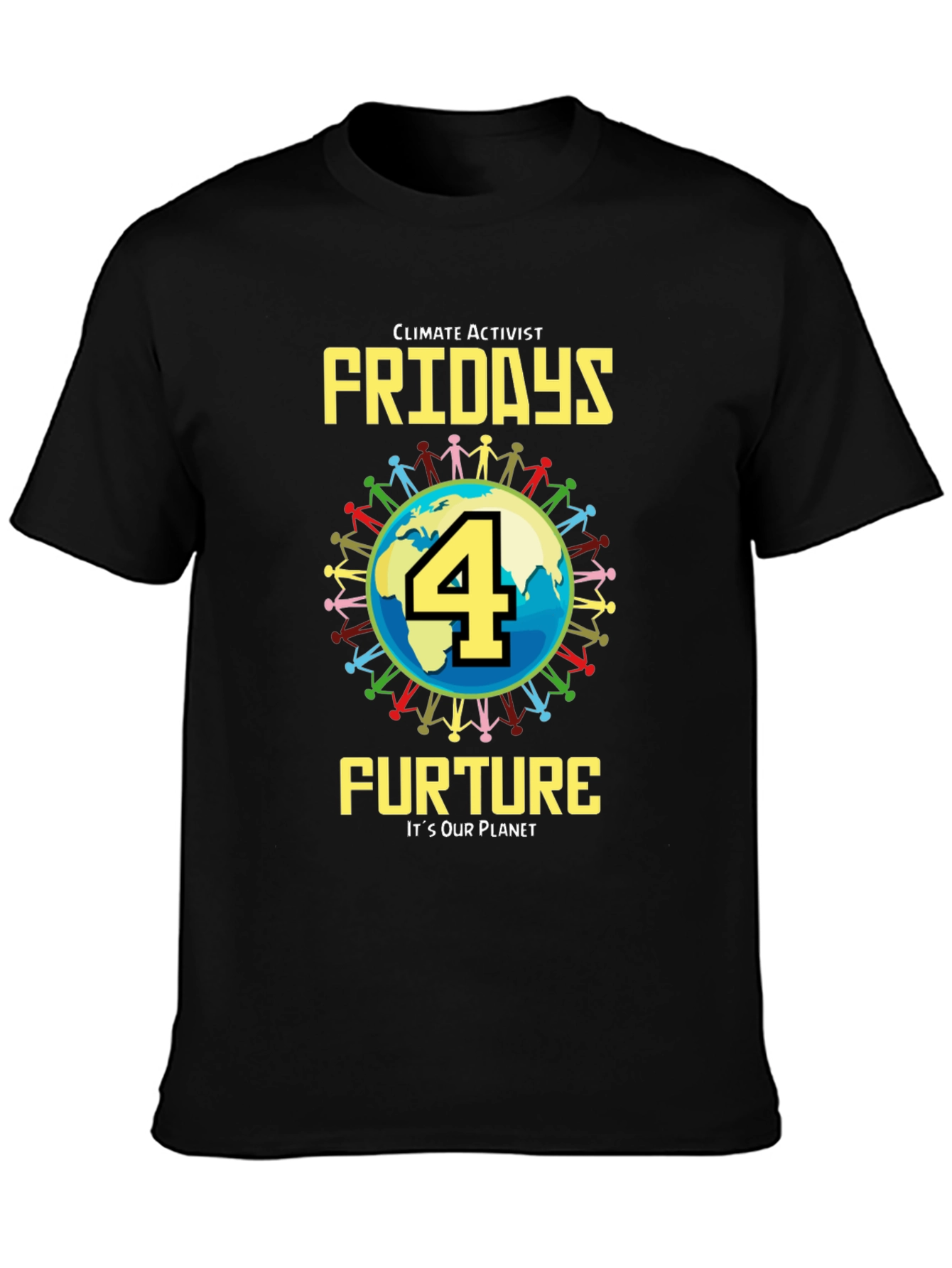 Climate Activist Fridays 4 Future Graphic Tee