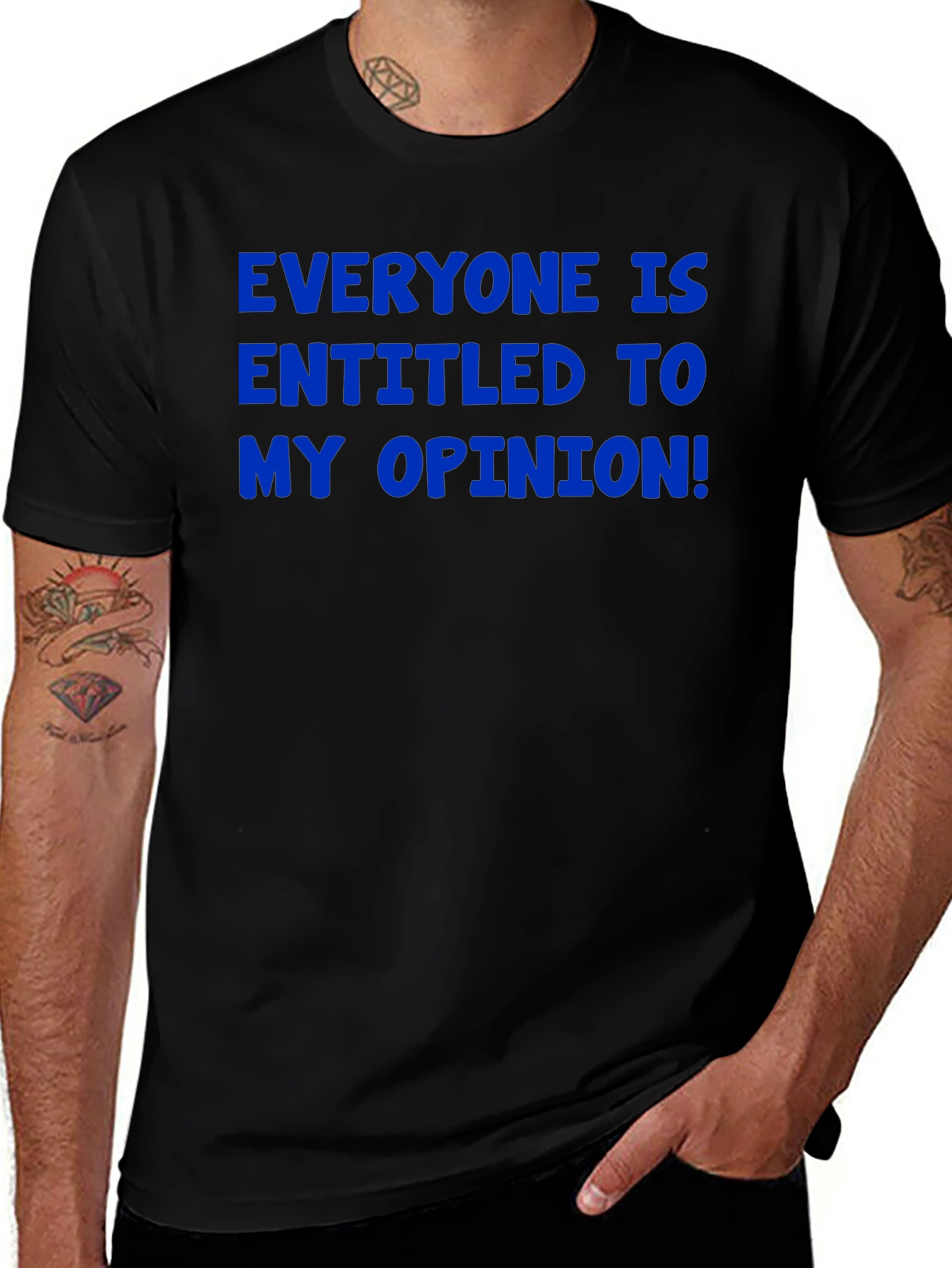 Funny Opinion Graphic T-Shirt