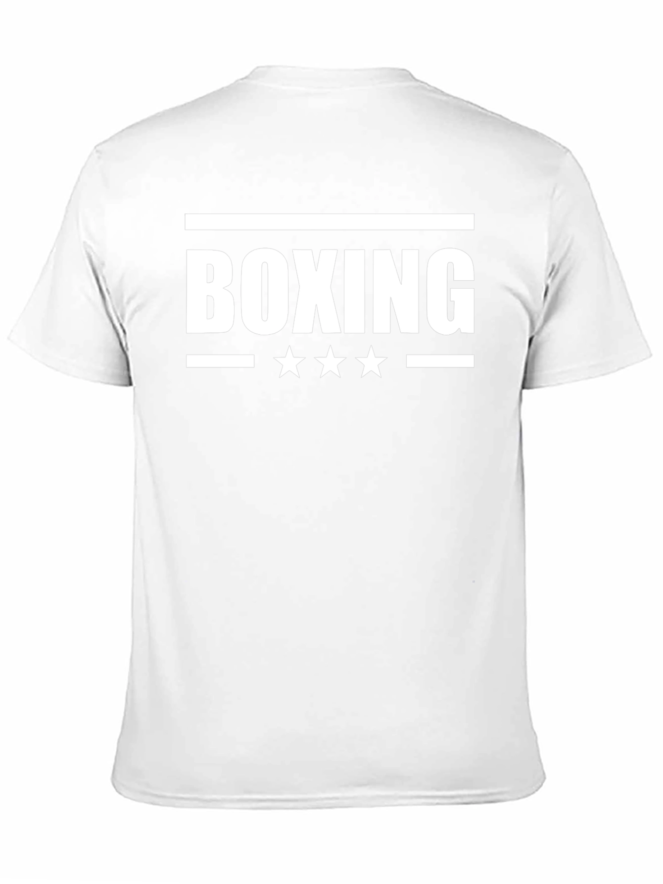 Boxing Stars Graphic Black T-Shirt