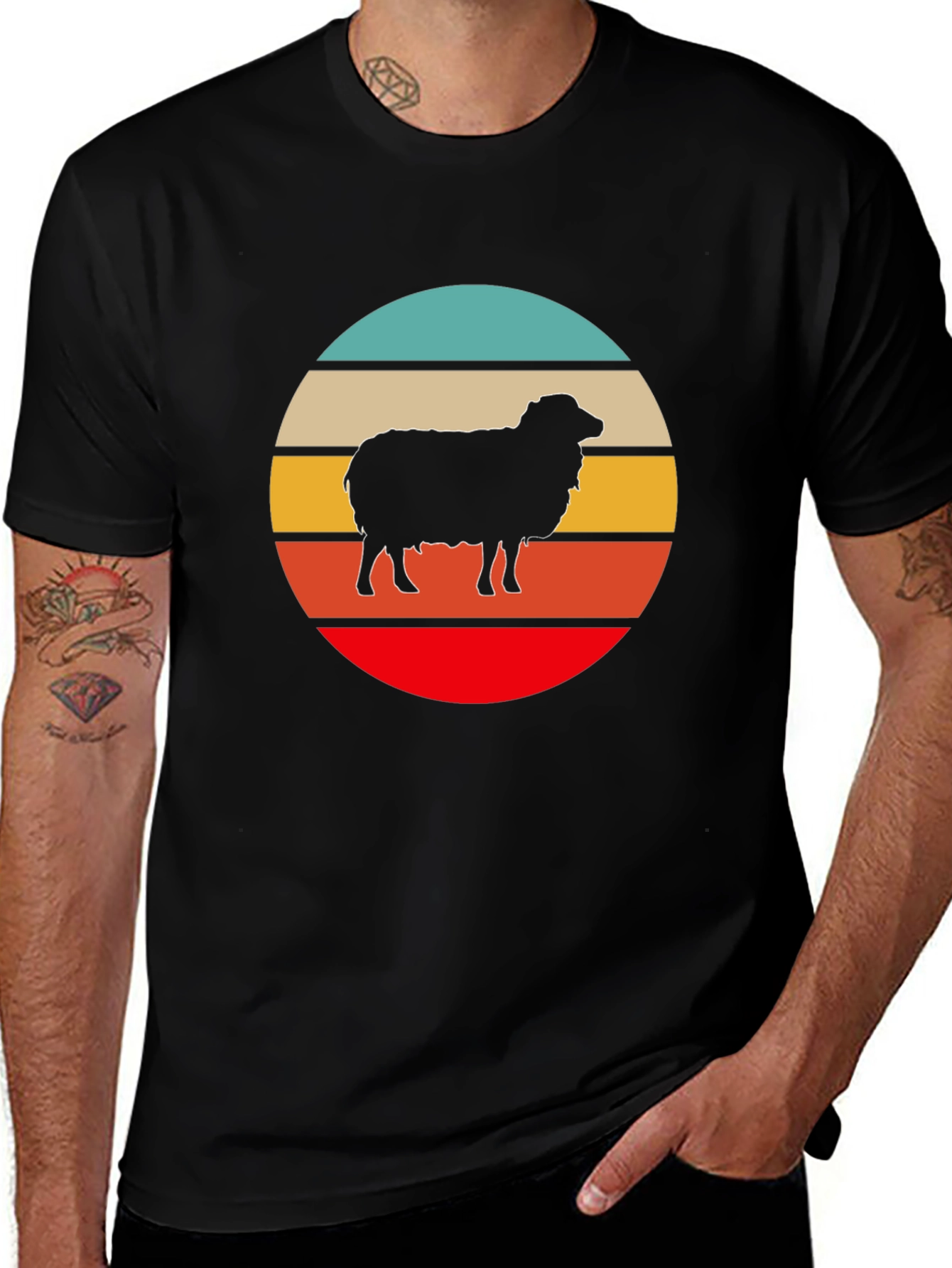 Retro Sheep T-Shirt