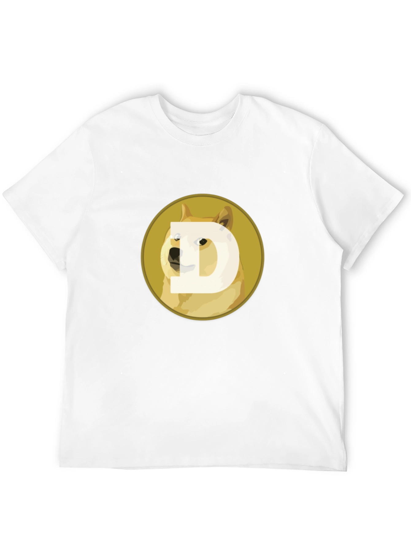 Doge Coin Graphic Tee - Black Crypto T-Shirt