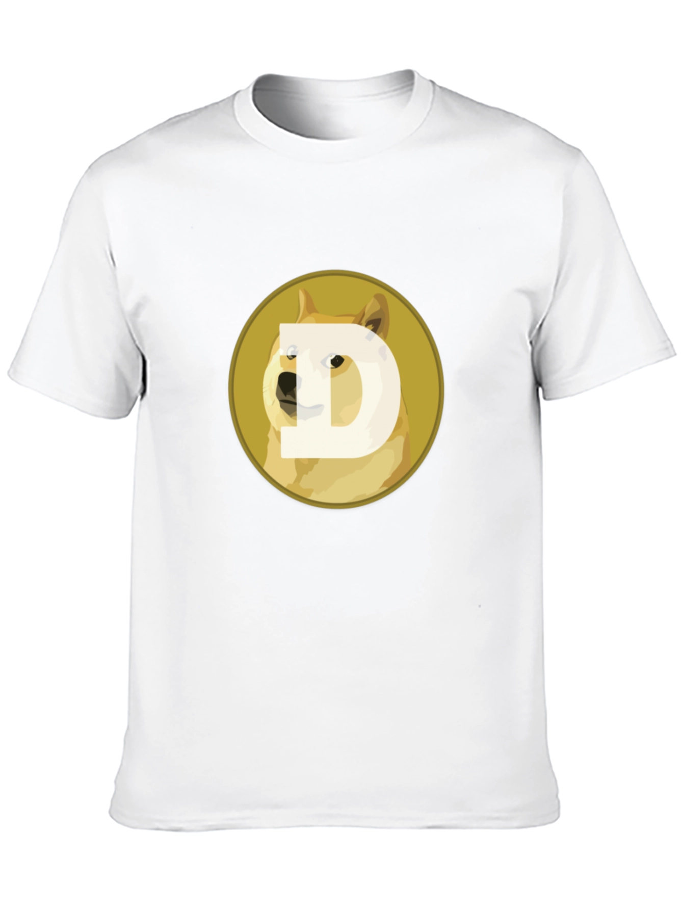 Doge Coin Graphic Tee - Black Crypto T-Shirt