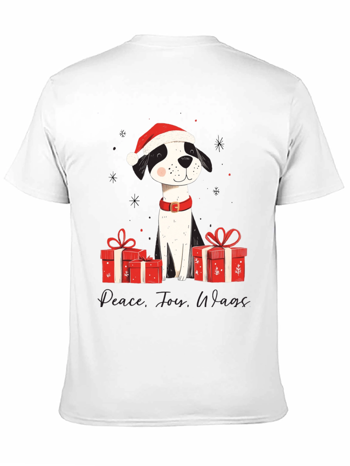 Festive Dog Christmas T-Shirt
