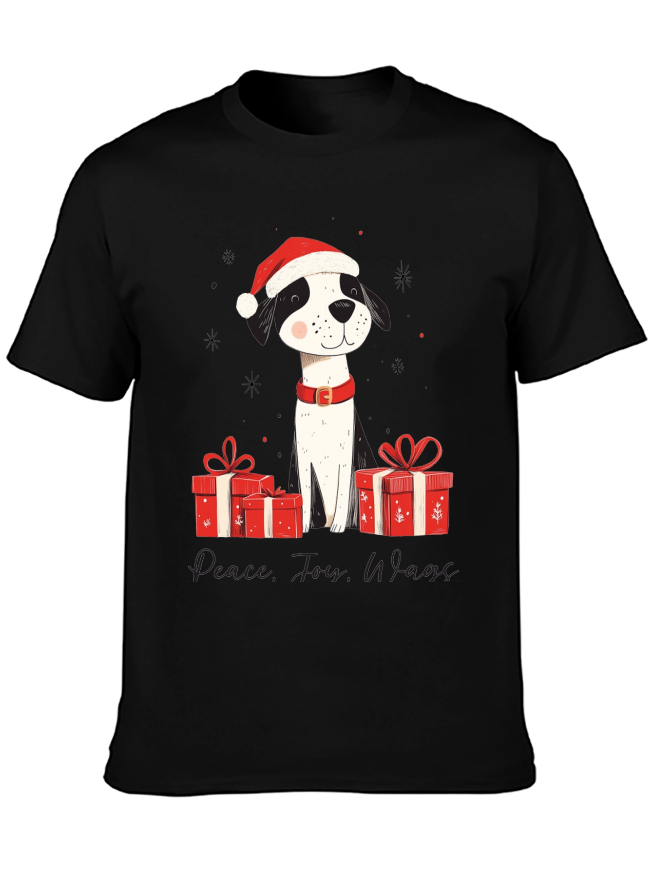 Festive Dog Christmas T-Shirt