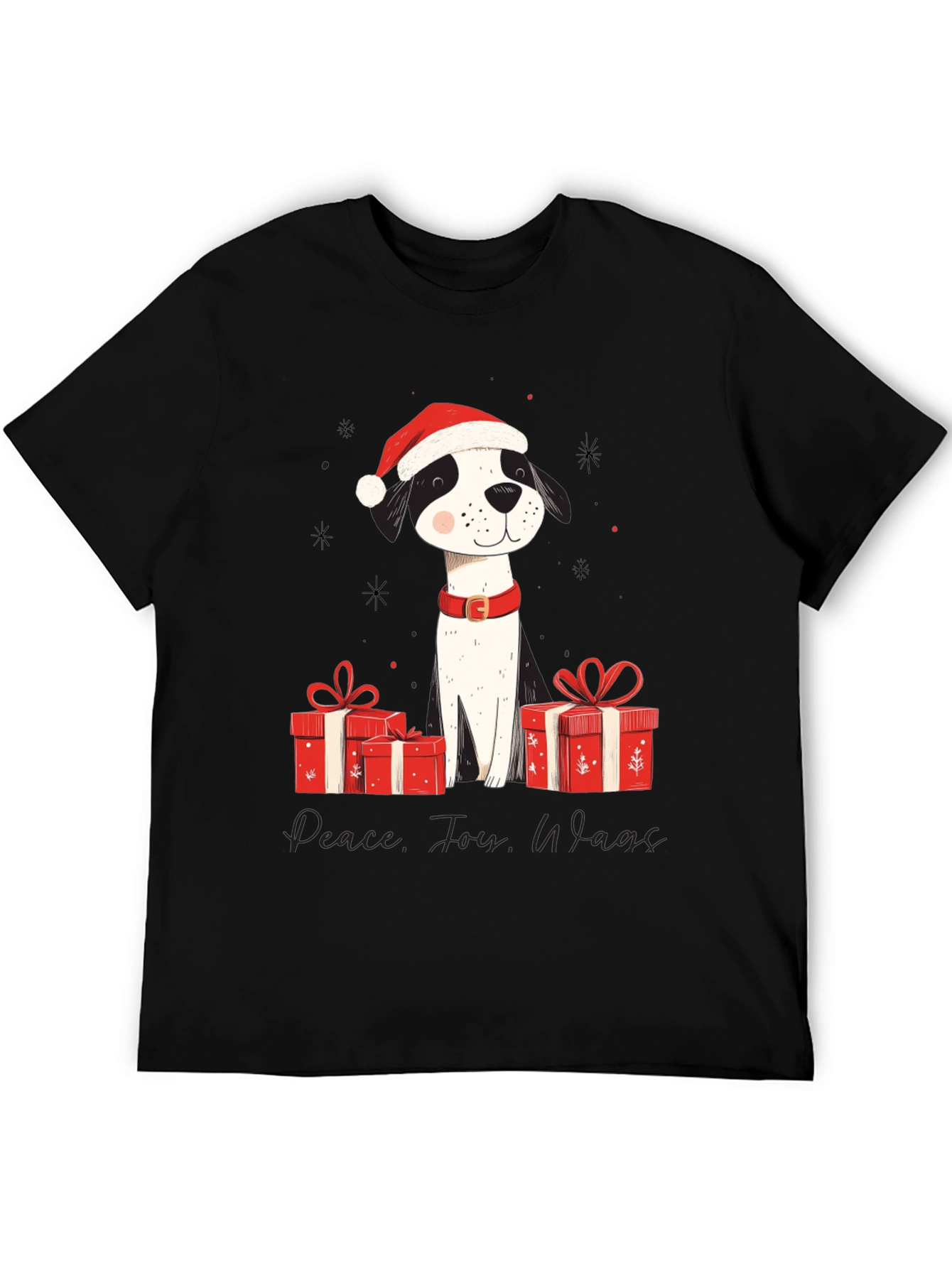 Festive Dog Christmas T-Shirt
