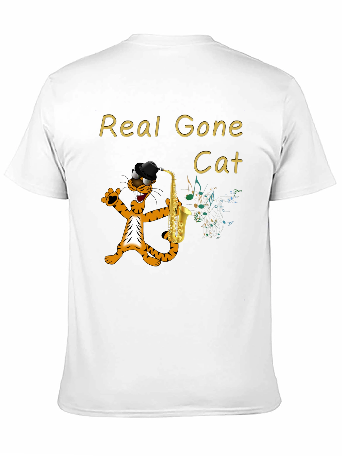Cool Cat Saxophone T-Shirt